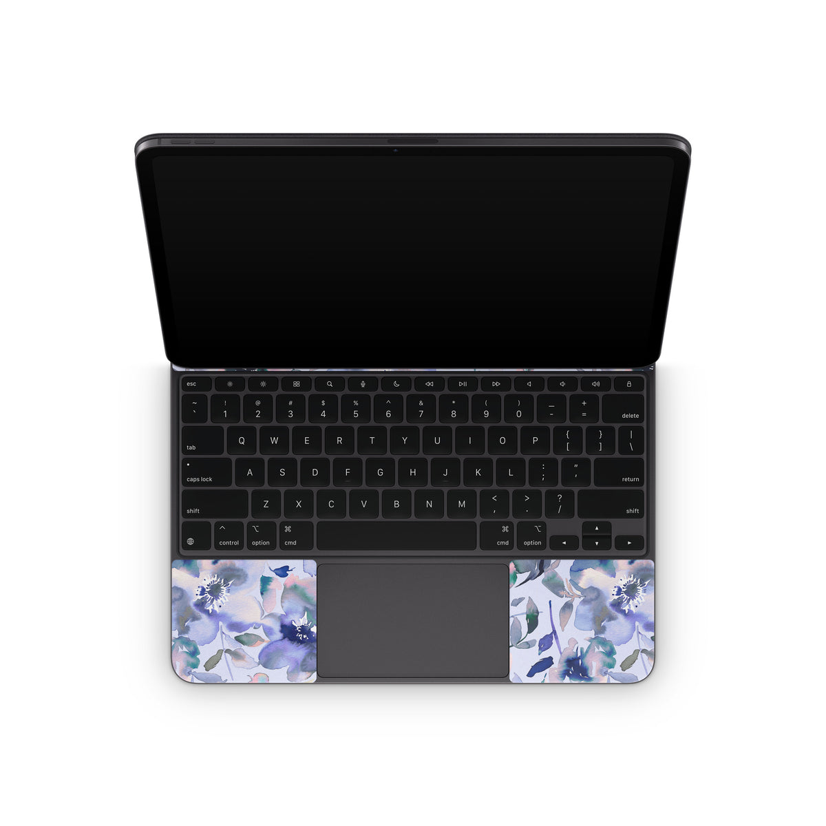 Aquatic Artistic Flowers - Apple Magic Keyboard for iPad Skin