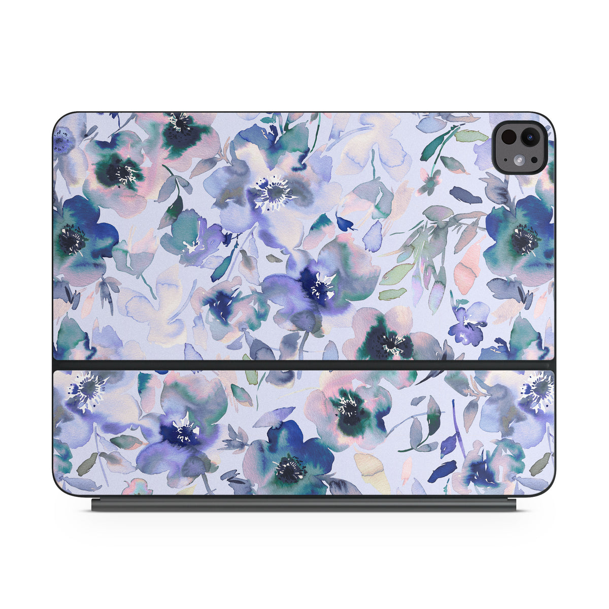 Aquatic Artistic Flowers - Apple Magic Keyboard for iPad Skin