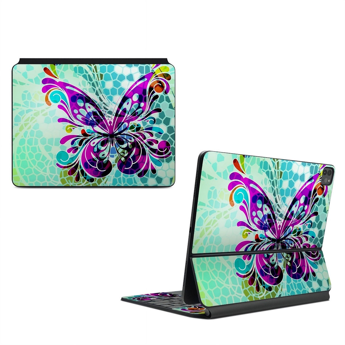 Butterfly Glass - Apple Magic Keyboard for iPad Skin