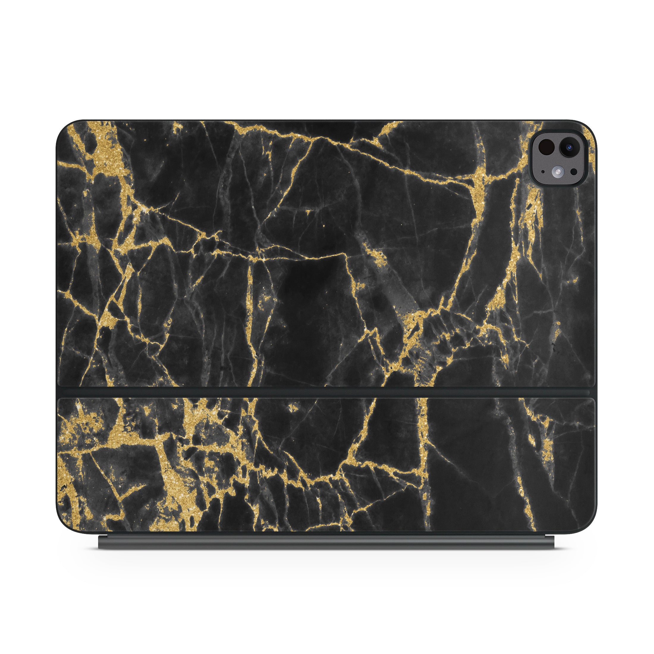 Black Gold Marble - Apple Magic Keyboard for iPad Skin