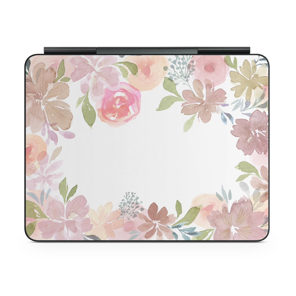 Blush Flower Frame - Apple Magic Keyboard for iPad Skin