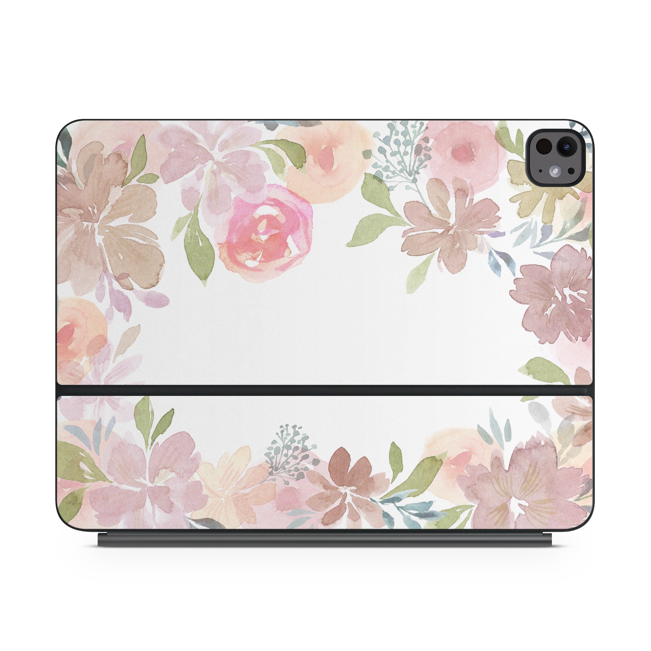 Blush Flower Frame - Apple Magic Keyboard for iPad Skin