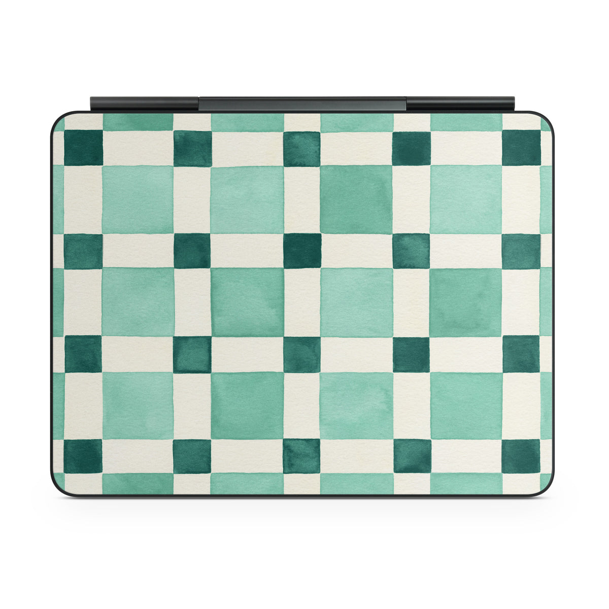 Checker Mosaic Green - Apple Magic Keyboard for iPad Skin