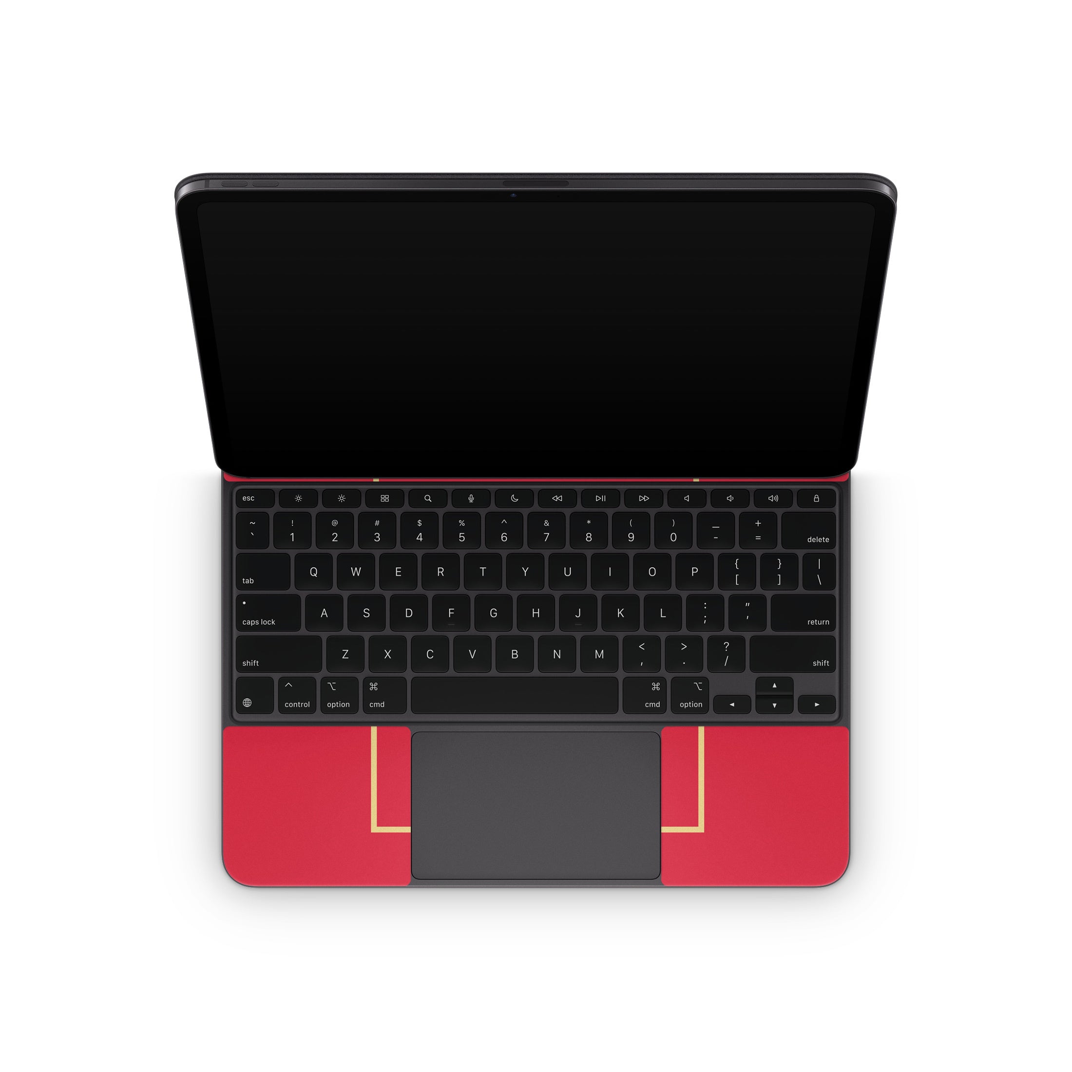 Chi Omega Cardinal with Border - Apple Magic Keyboard for iPad Skin