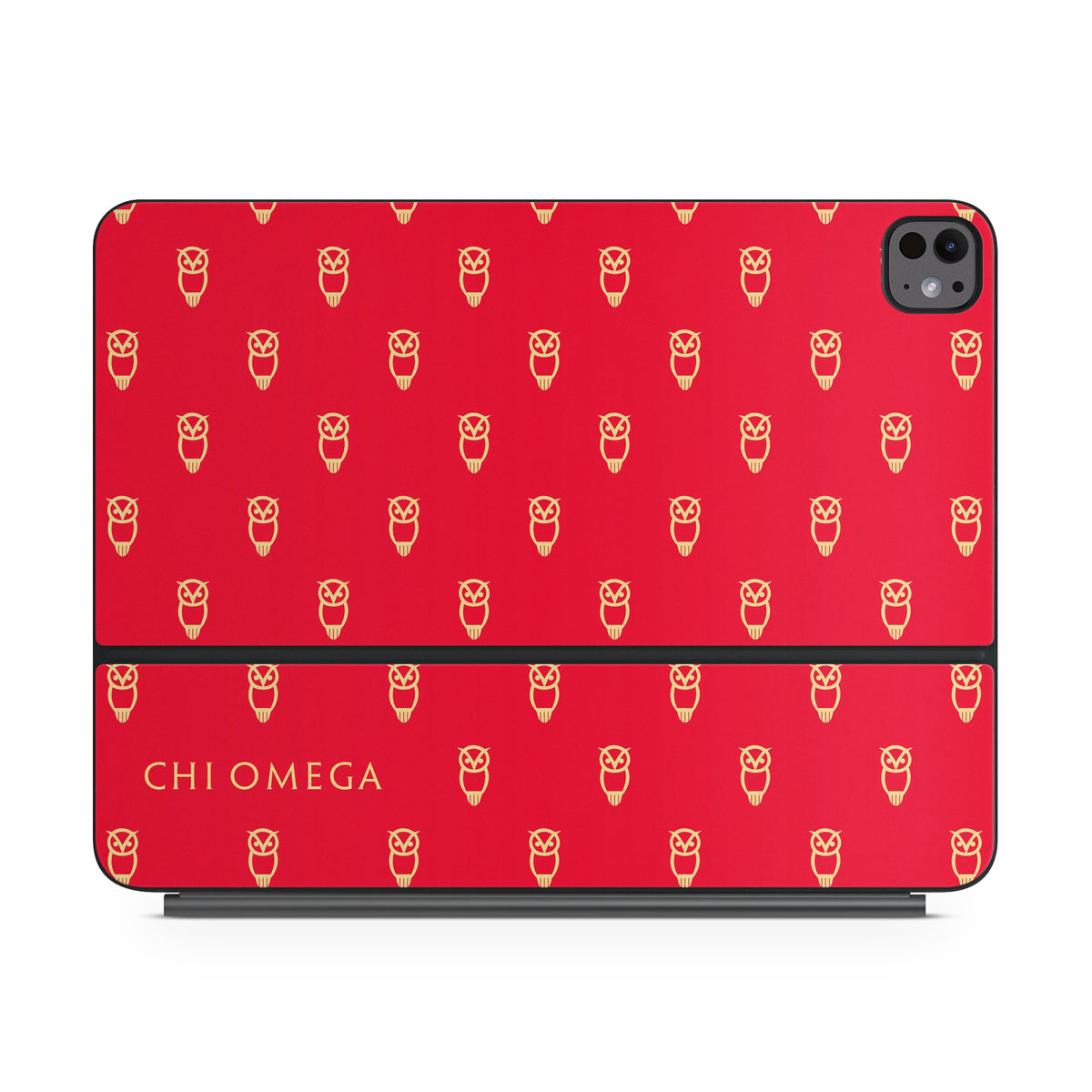 Chi Omega Owl Pattern - Apple Magic Keyboard for iPad Skin