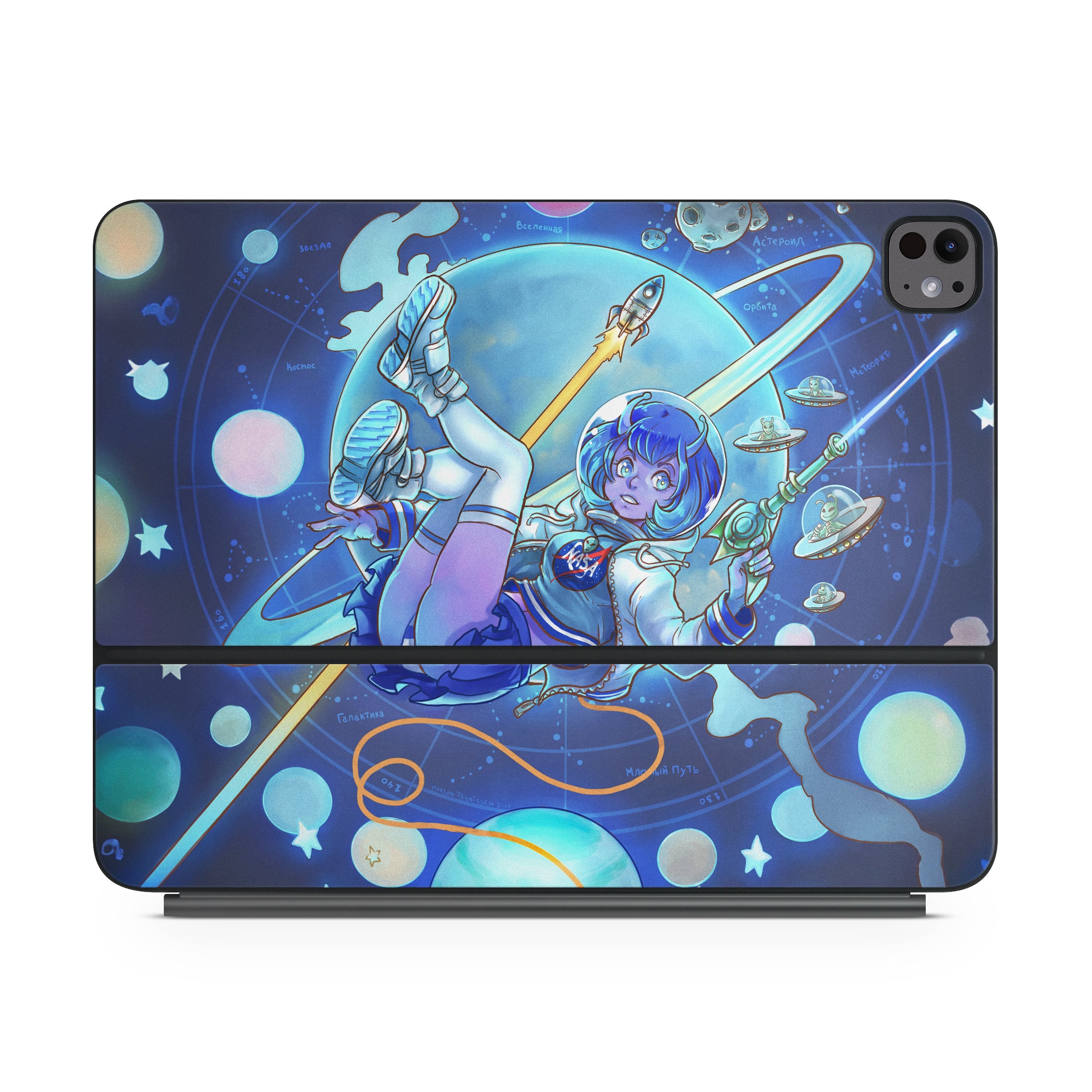 We Come in Peace - Apple Magic Keyboard for iPad Skin
