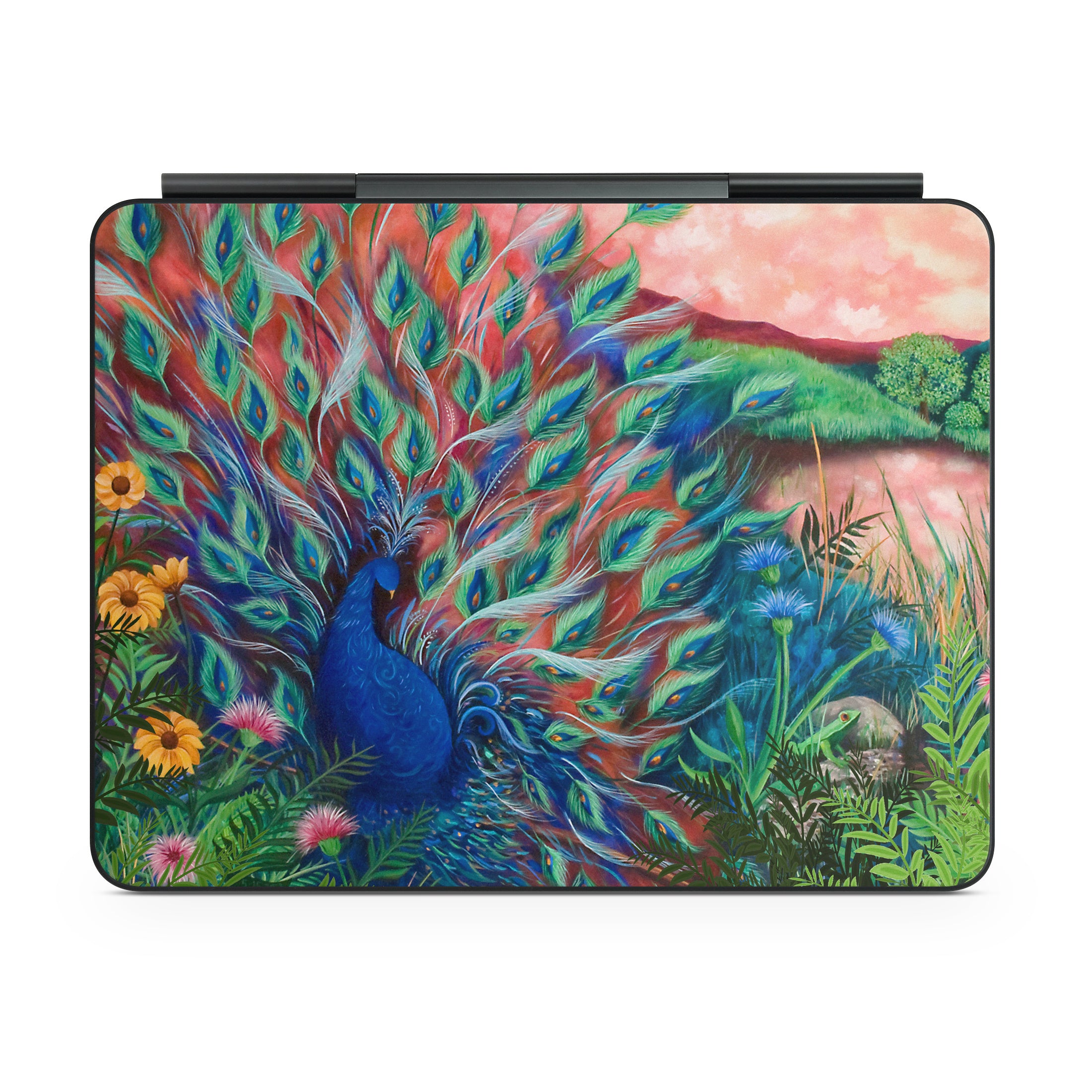 Coral Peacock - Apple Magic Keyboard for iPad Skin
