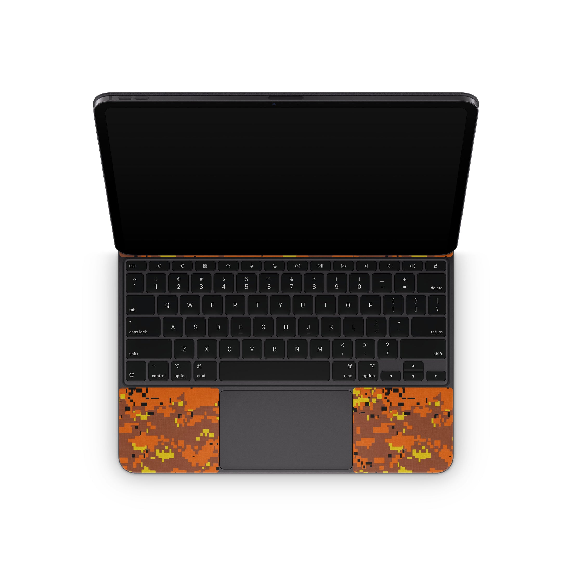 Digital Orange Camo - Apple Magic Keyboard for iPad Skin