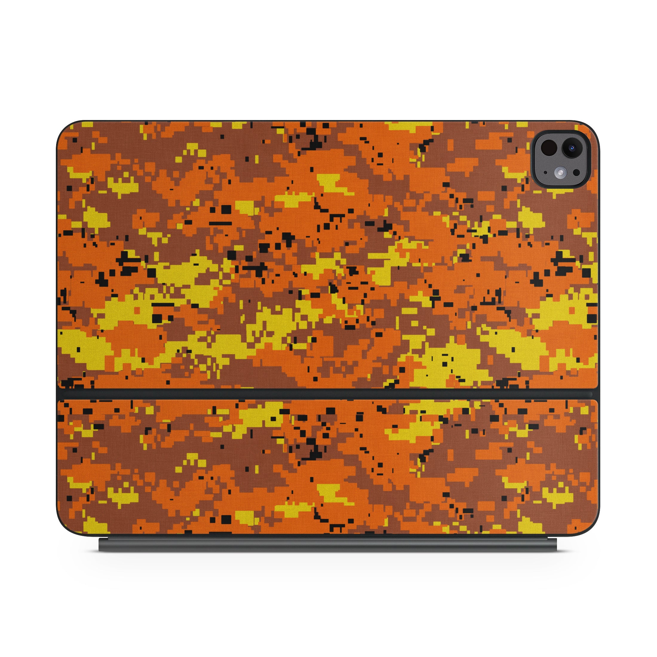Digital Orange Camo - Apple Magic Keyboard for iPad Skin