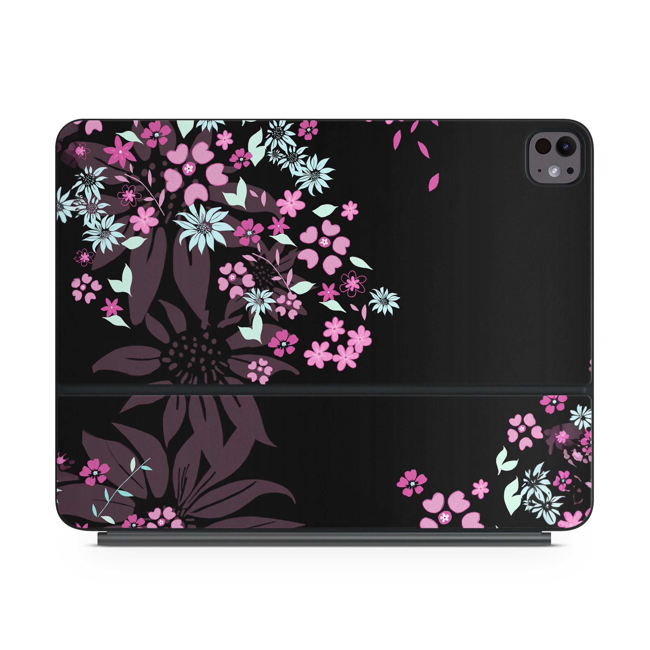 Dark Flowers - Apple Magic Keyboard for iPad Skin