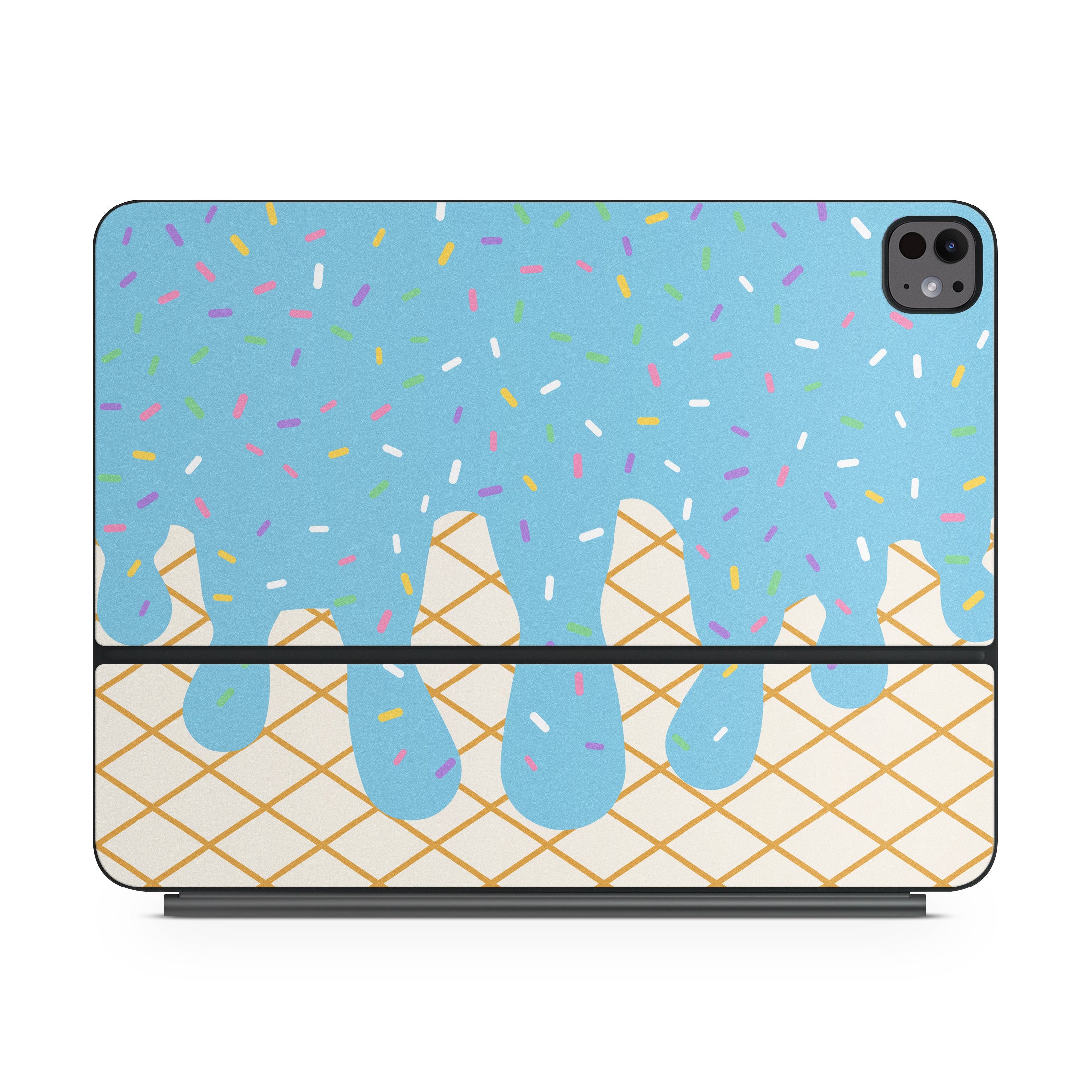 Cotton Candy Ice Cream Drip - Apple Magic Keyboard for iPad Skin