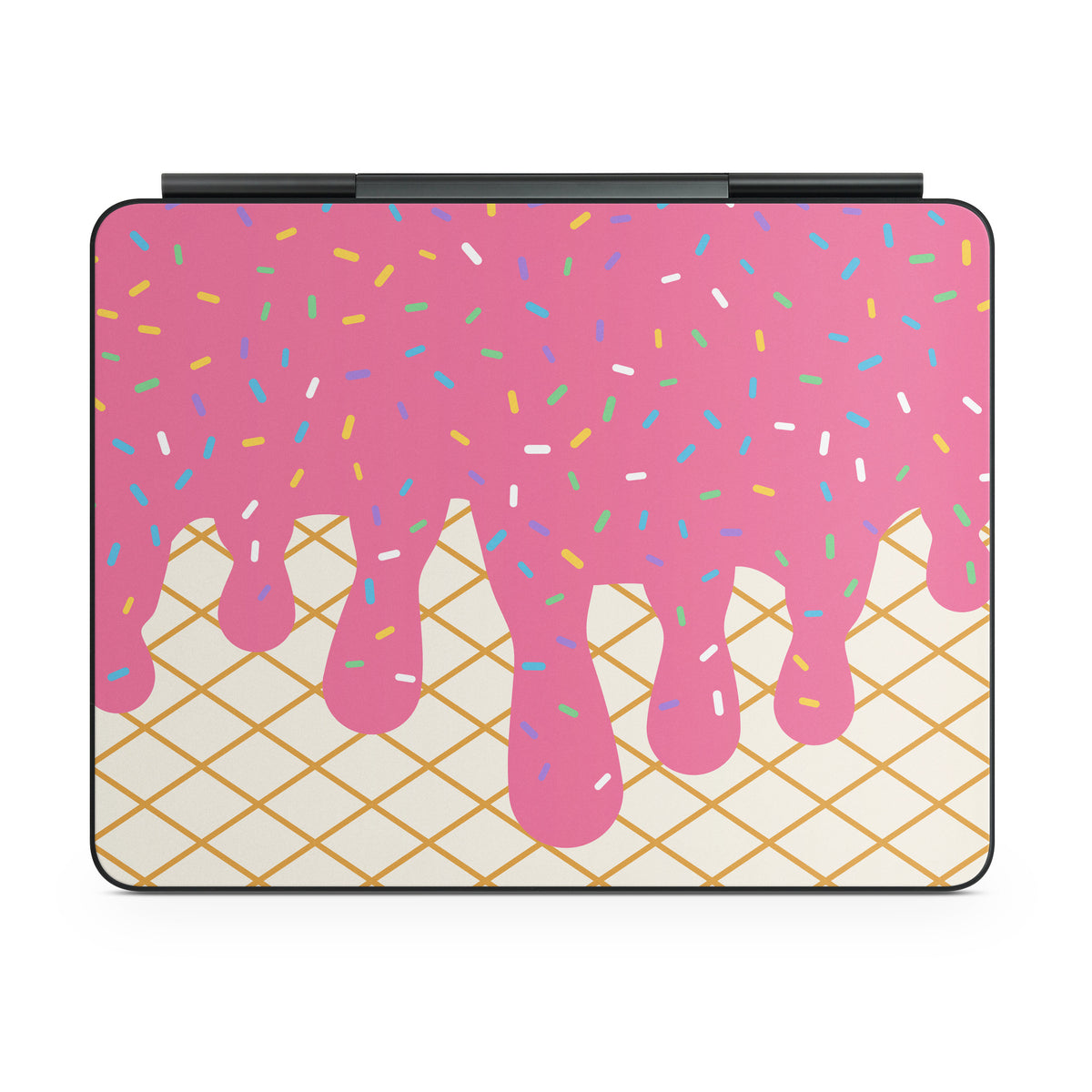 Strawberry Ice Cream Drip - Apple Magic Keyboard for iPad Skin