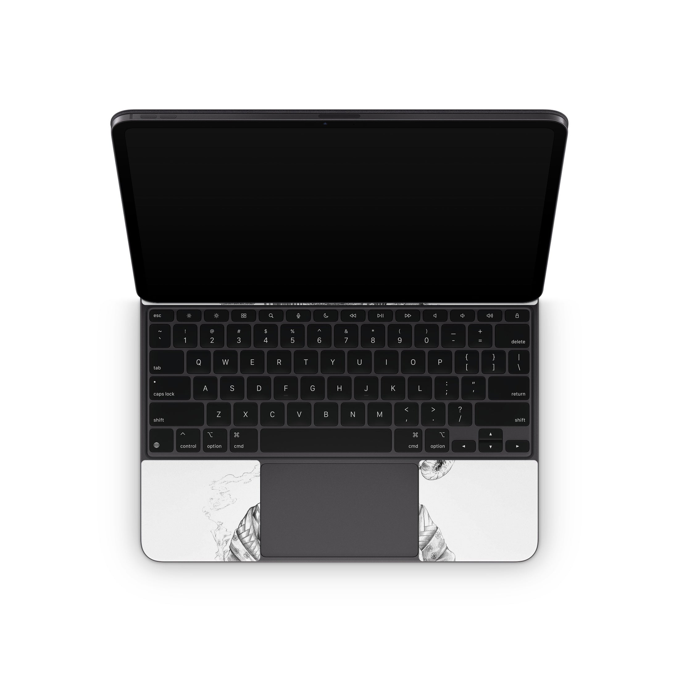Geisha Sketch - Apple Magic Keyboard for iPad Skin