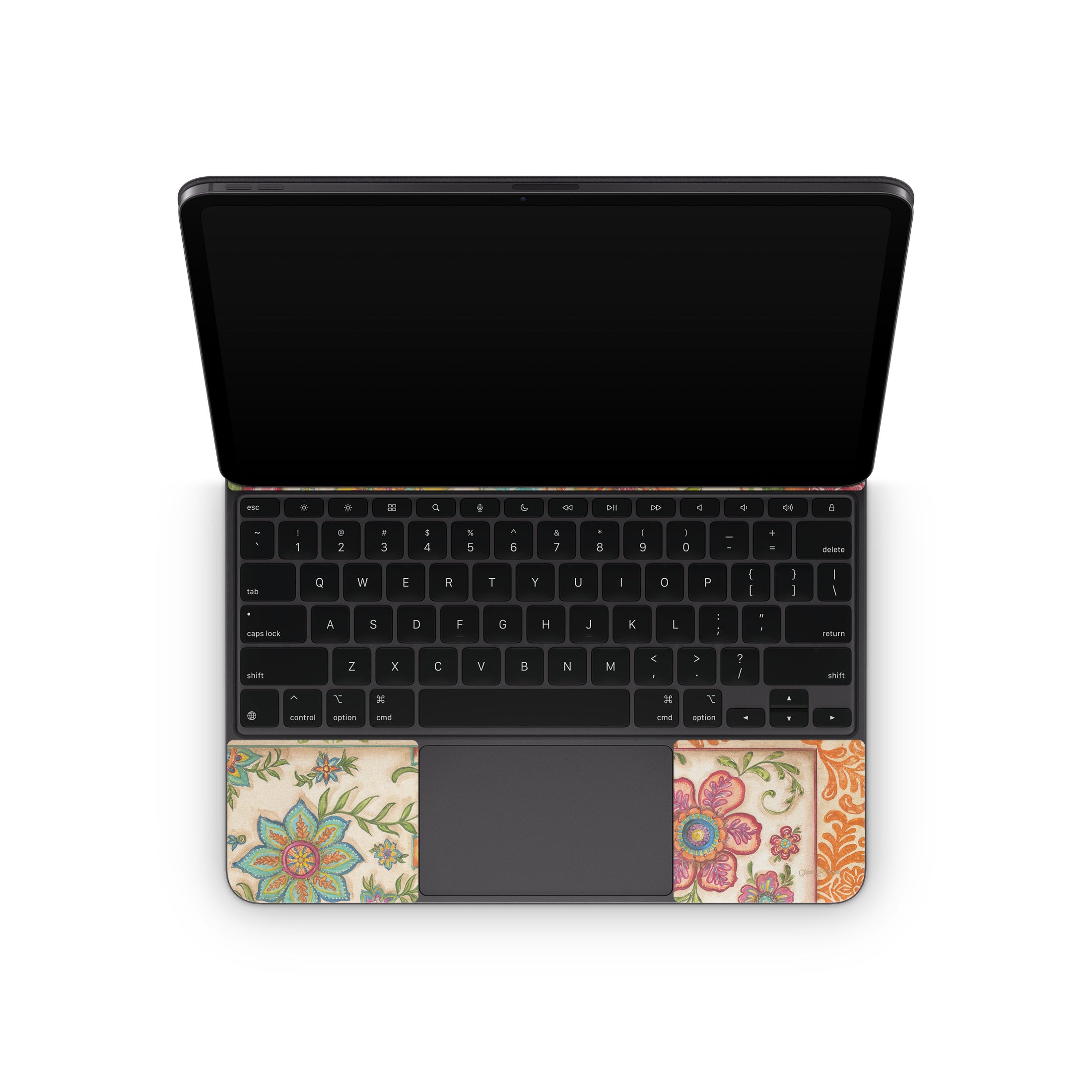 Ikat Floral - Apple Magic Keyboard for iPad Skin