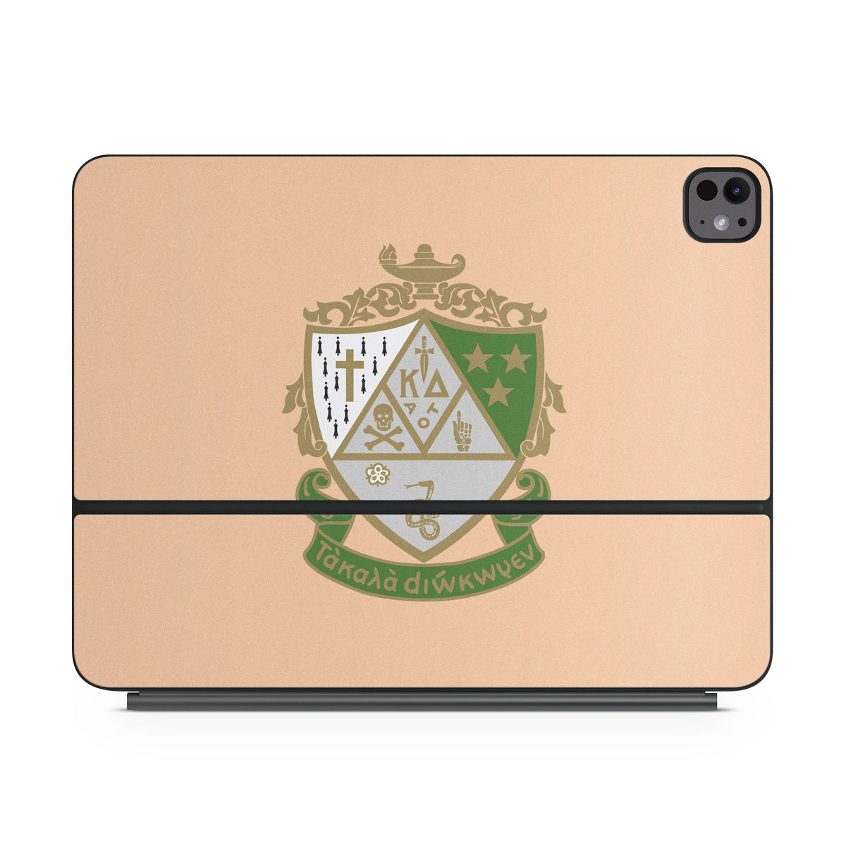 Kappa Delta Crest Empowered Peach - Apple Magic Keyboard for iPad Skin