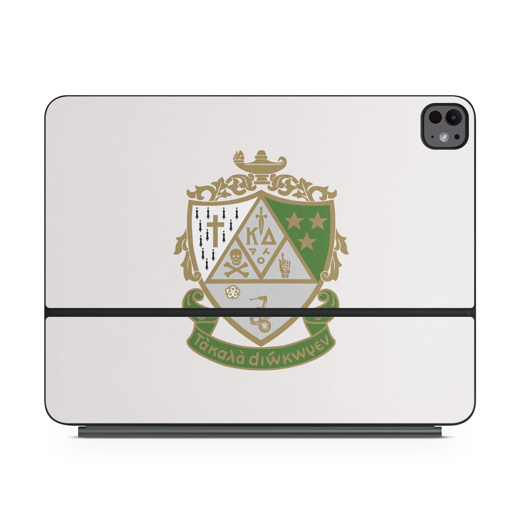 Kappa Delta Crest Pearl White - Apple Magic Keyboard for iPad Skin