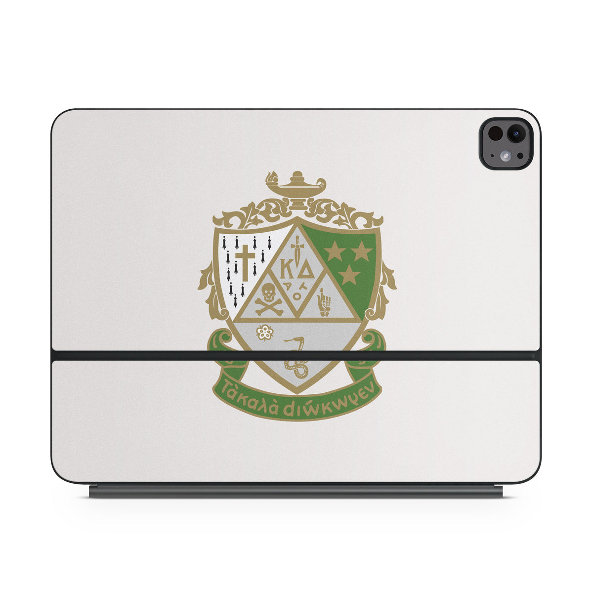 Kappa Delta Crest Pearl White - Apple Magic Keyboard for iPad Skin