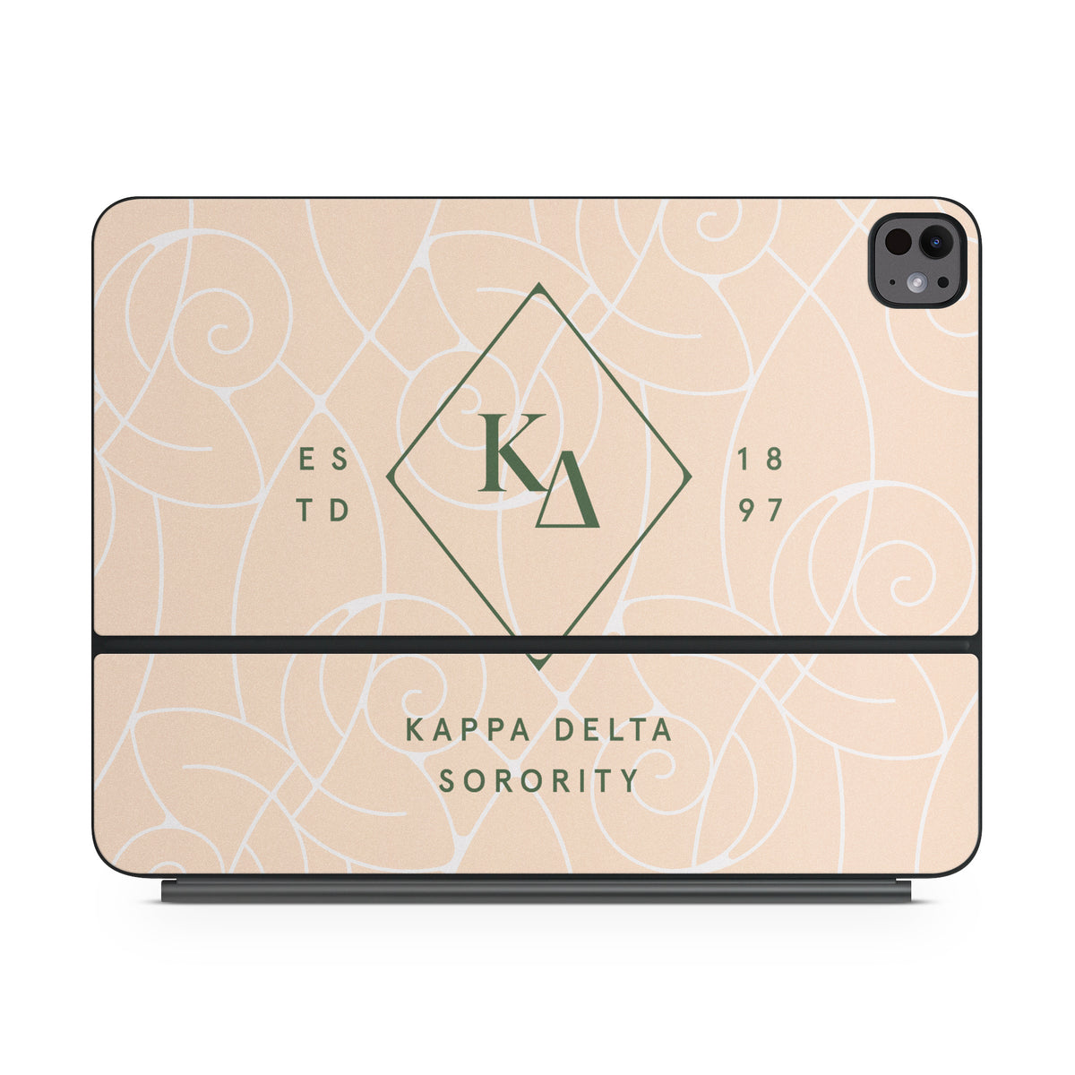 Kappa Delta Diamond Nautilus Waves - Apple Magic Keyboard for iPad Skin