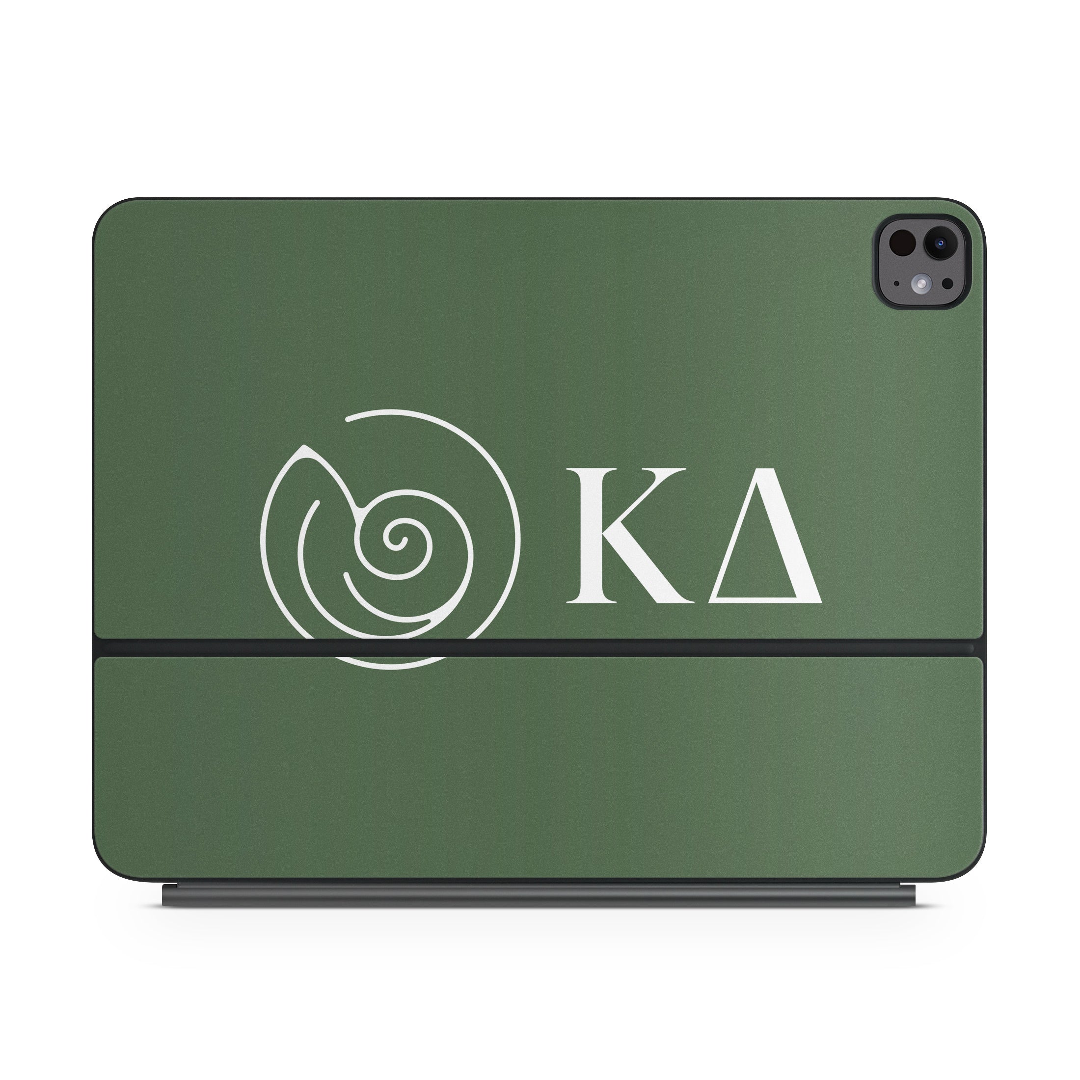 Kappa Delta Greek Letters Dark Olive - Apple Magic Keyboard for iPad Skin