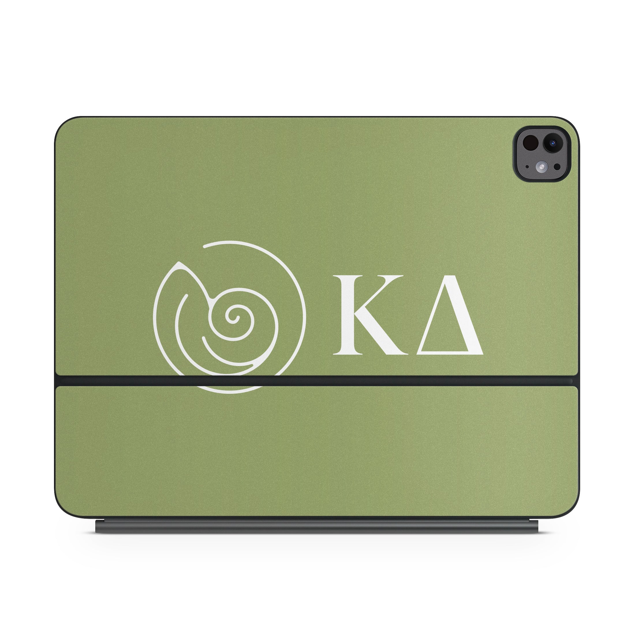 Kappa Delta Greek Letters KD Olive - Apple Magic Keyboard for iPad Skin