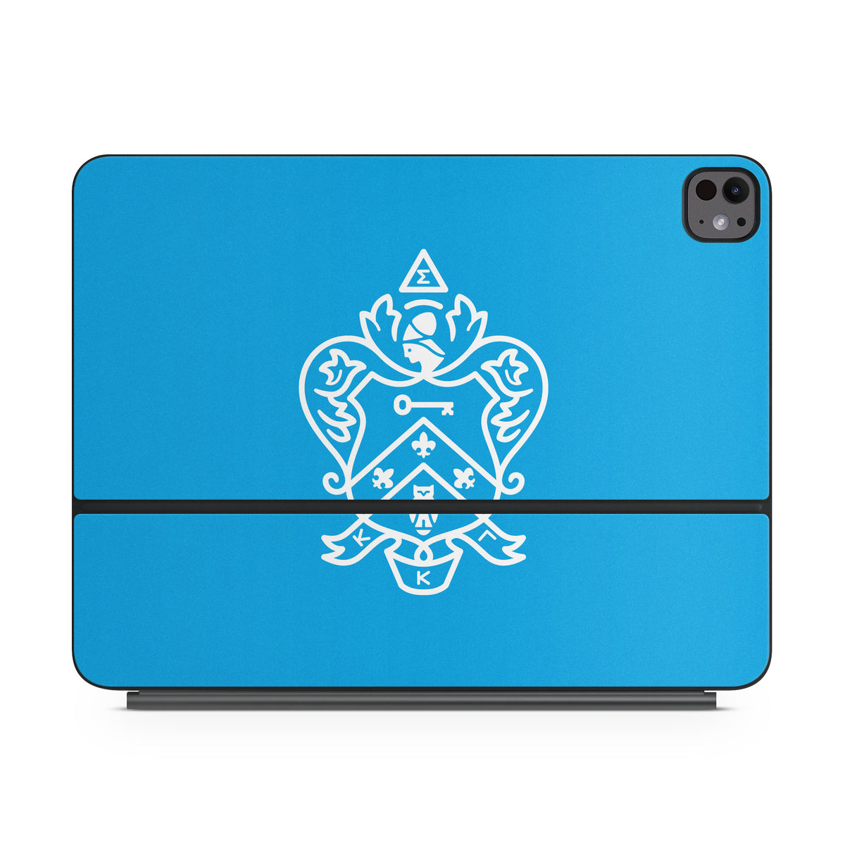 Kappa Kappa Gamma Coat of Arms Gamma Blue - Apple Magic Keyboard for iPad Skin