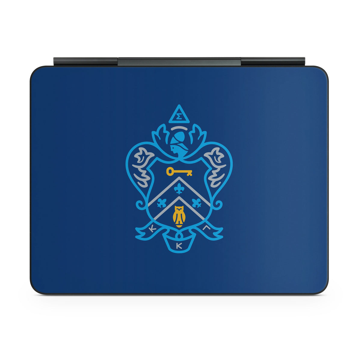 Kappa Kappa Gamma Coat of Arms Kappa Blue - Apple Magic Keyboard for iPad Skin