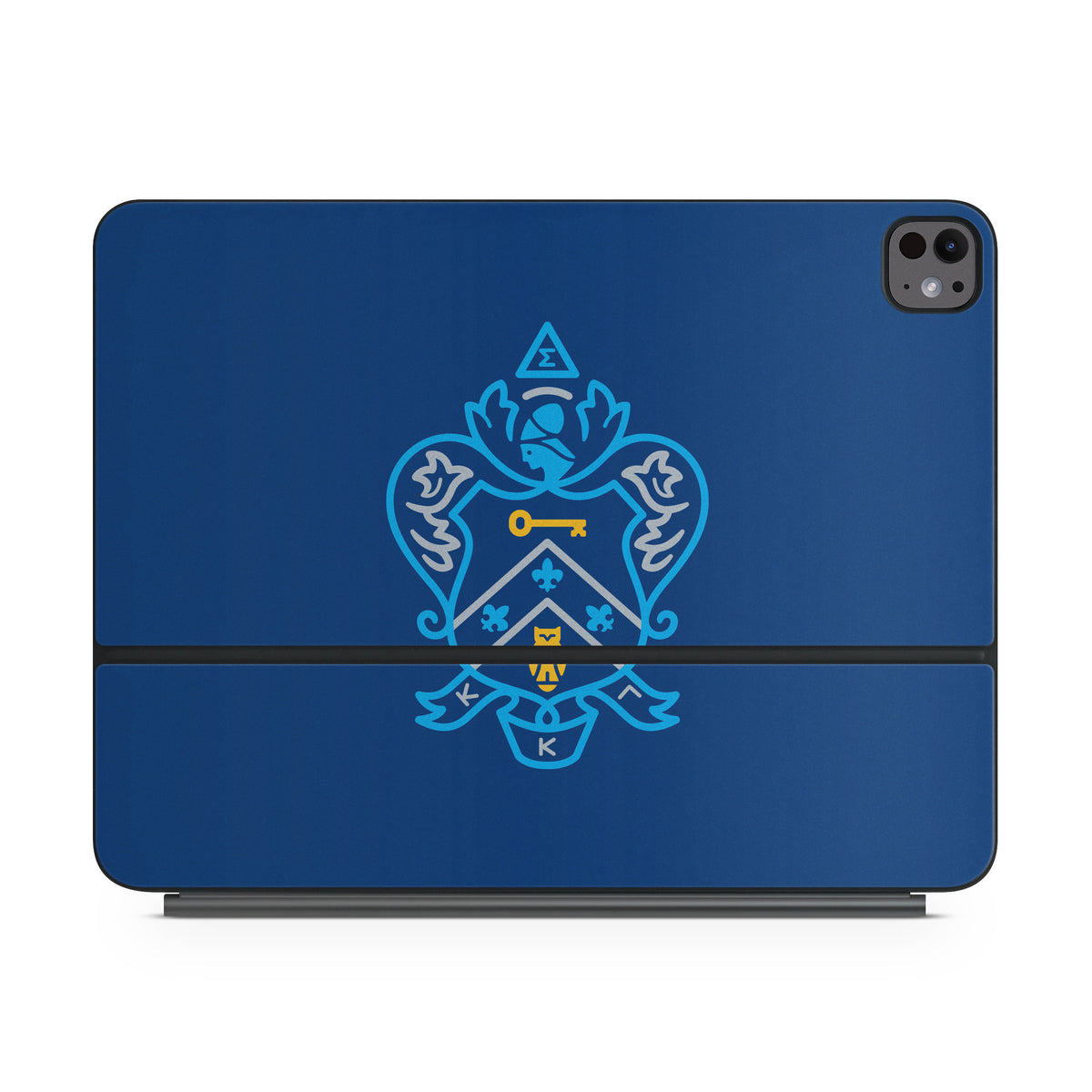 Kappa Kappa Gamma Coat of Arms Kappa Blue - Apple Magic Keyboard for iPad Skin