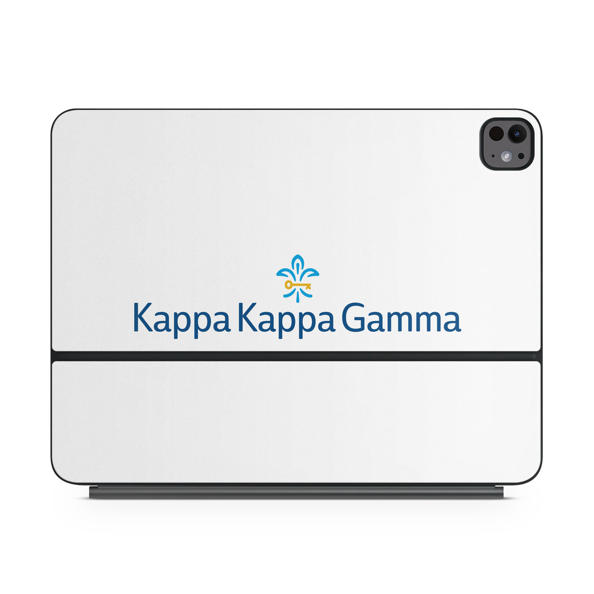 Kappa Kappa Gamma Brandmark White - Apple Magic Keyboard for iPad Skin