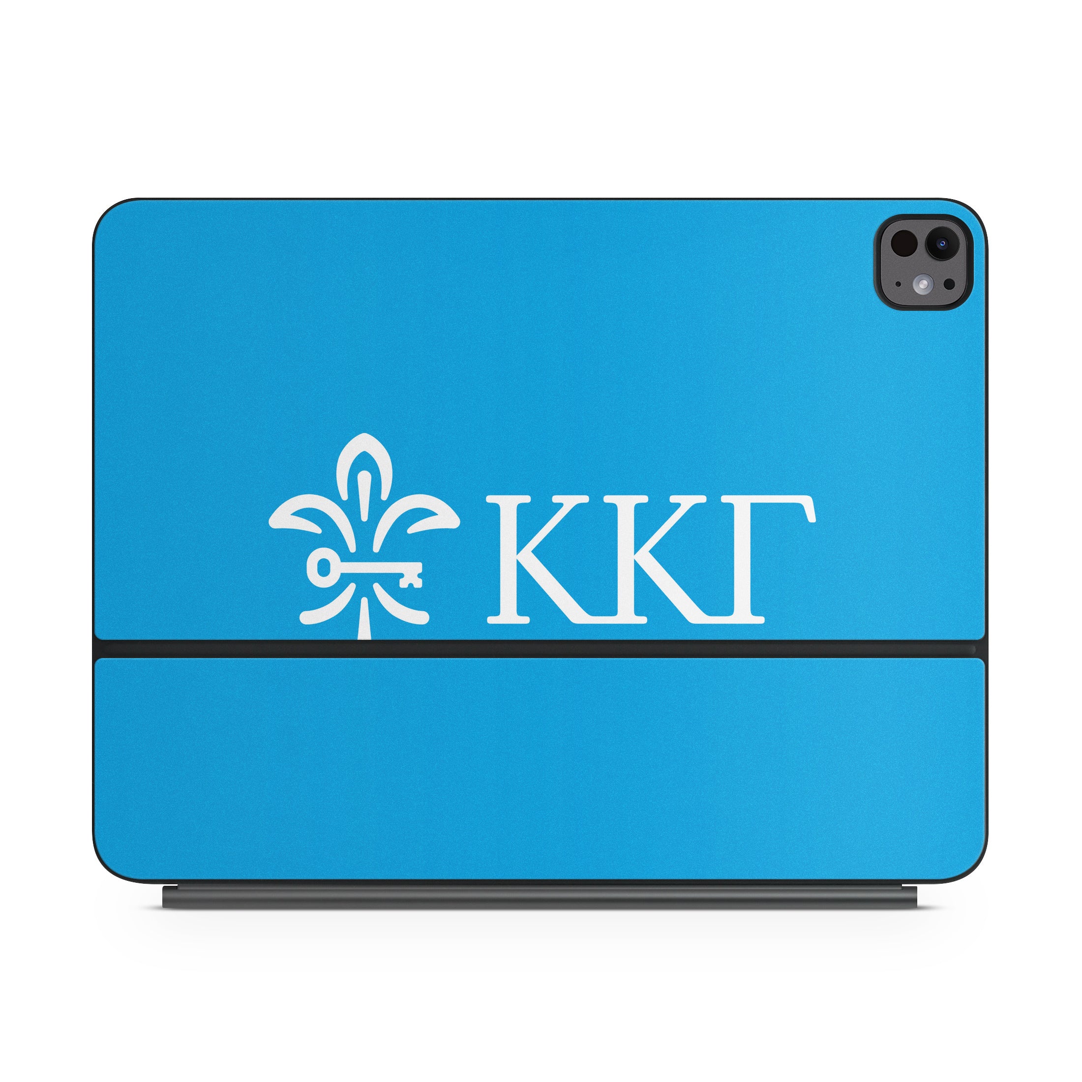 Kappa Kappa Gamma Letterkey Horizontal Gamma Blue - Apple Magic Keyboard for iPad Skin