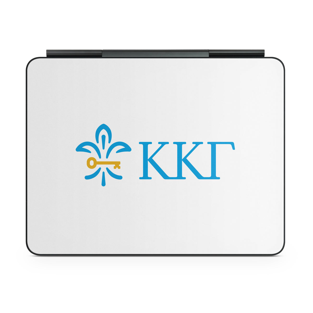 Kappa Kappa Gamma Letterkey Horizontal White - Apple Magic Keyboard for iPad Skin