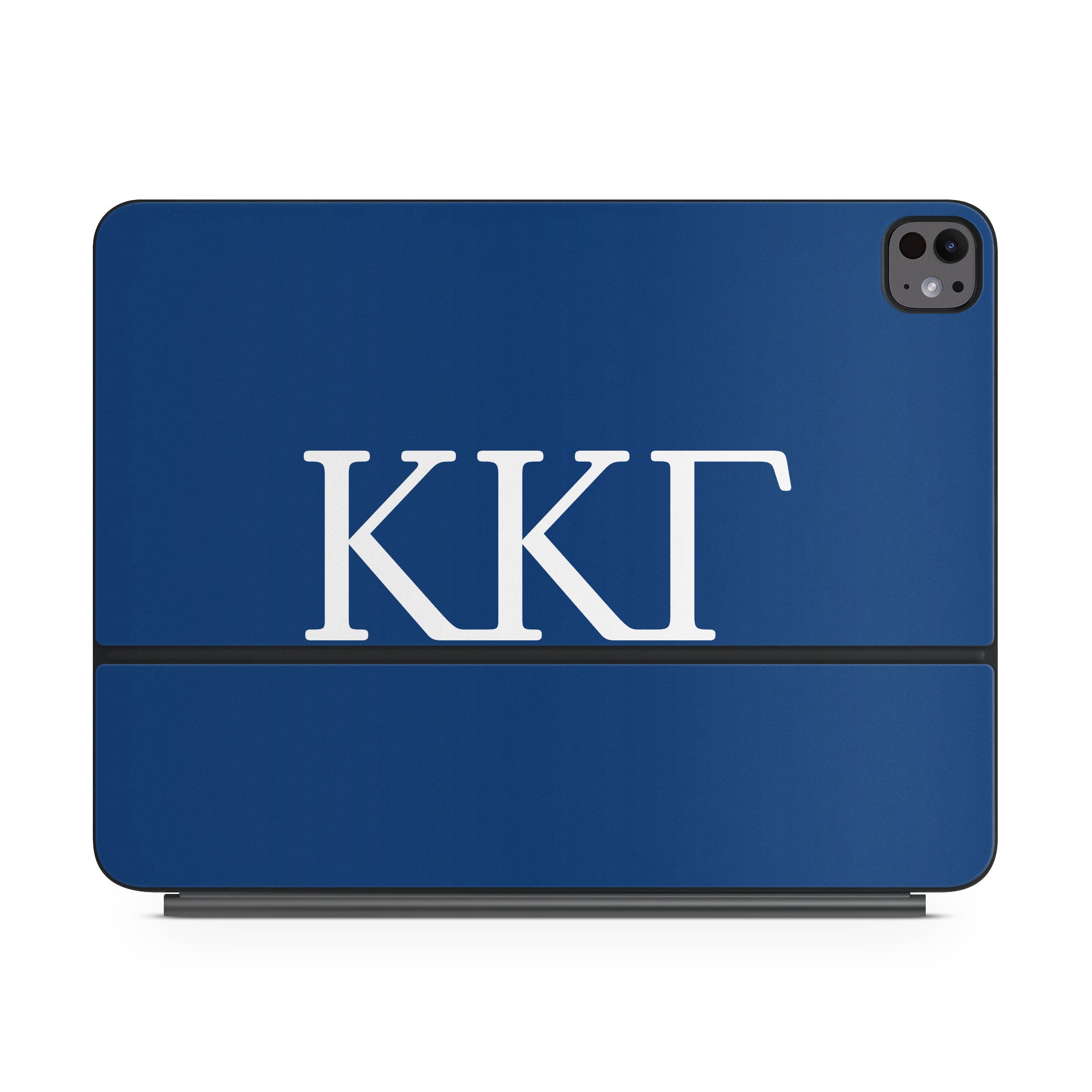 Kappa Kappa Gamma Greek Letters Kappa Blue - Apple Magic Keyboard for iPad Skin