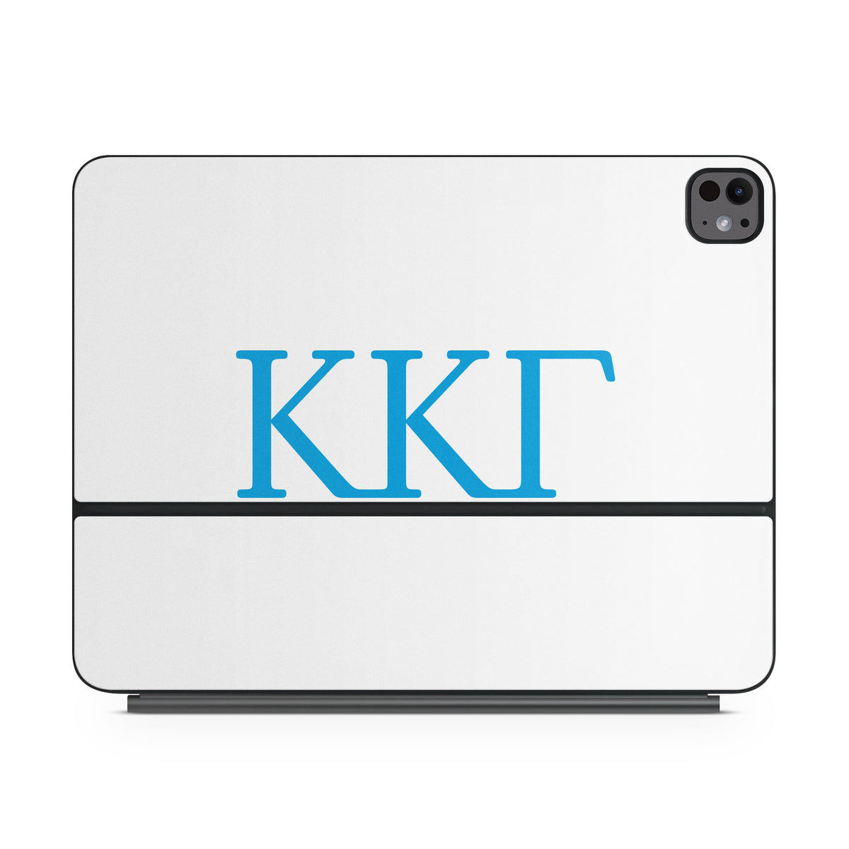 Kappa Kappa Gamma Greek Letters White - Apple Magic Keyboard for iPad Skin