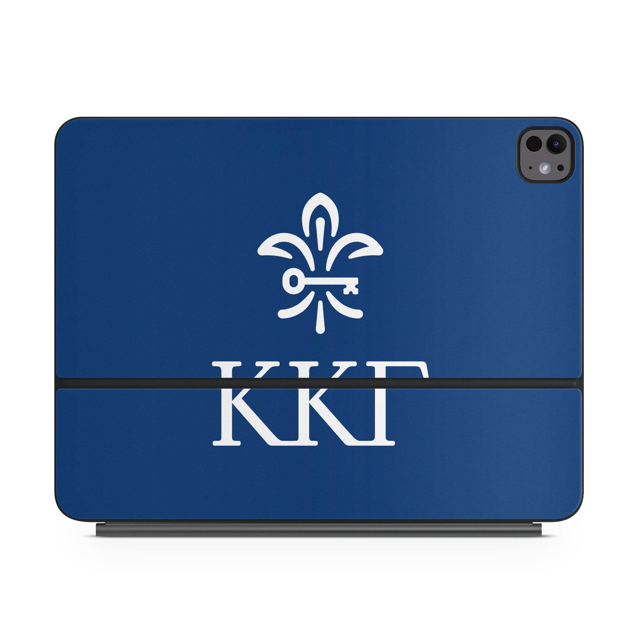 Kappa Kappa Gamma Letterkey Vertical Kappa Blue - Apple Magic Keyboard for iPad Skin