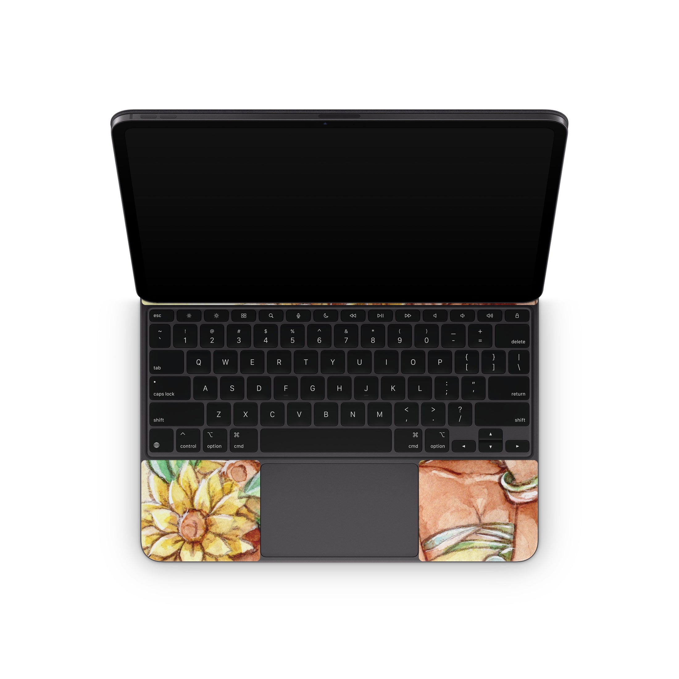 Lady Sunflower - Apple Magic Keyboard for iPad Skin