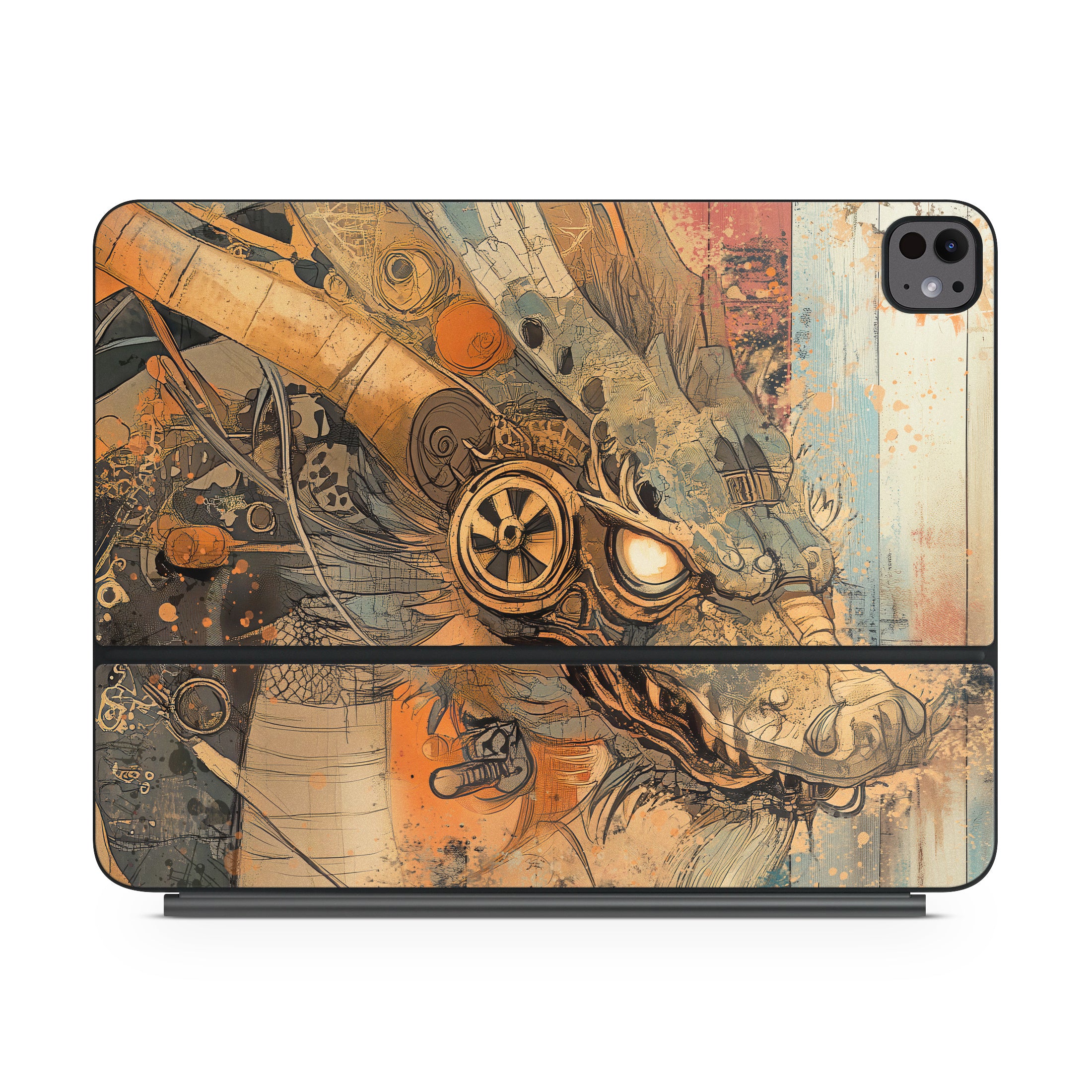 Orange Dragon - Apple Magic Keyboard for iPad Skin