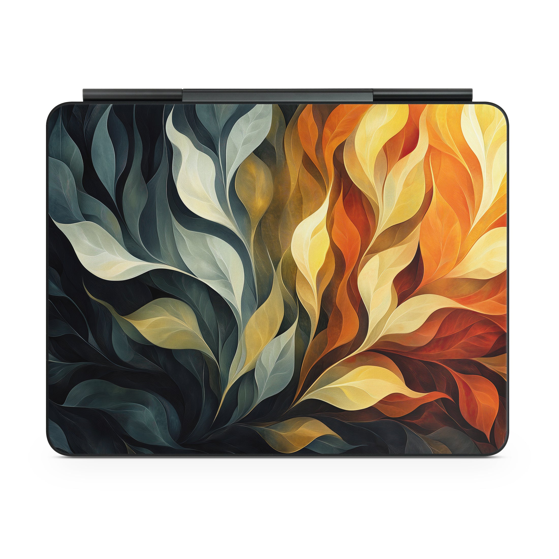 Orange and Charcoal - Apple Magic Keyboard for iPad Skin