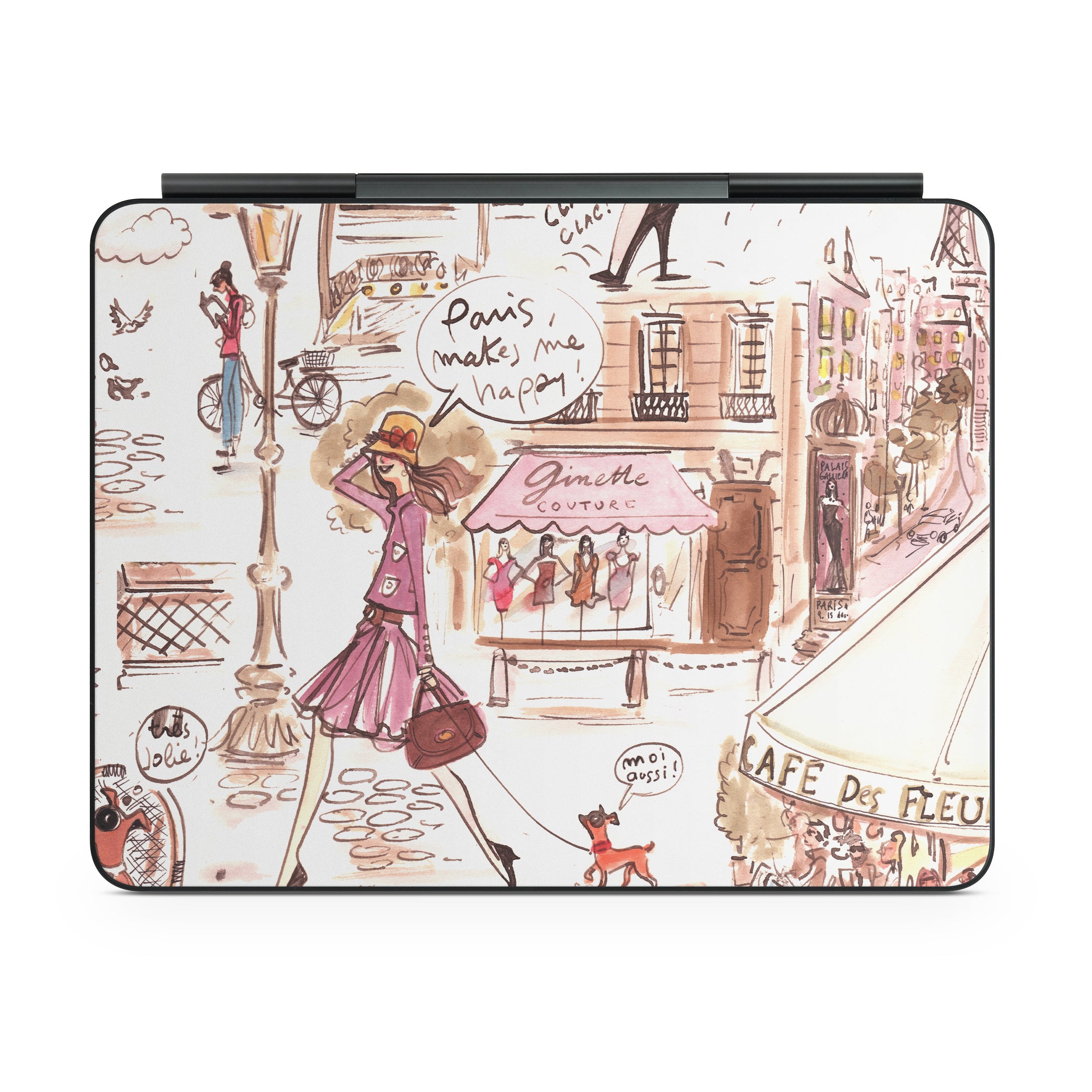 Paris Makes Me Happy - Apple Magic Keyboard for iPad Skin