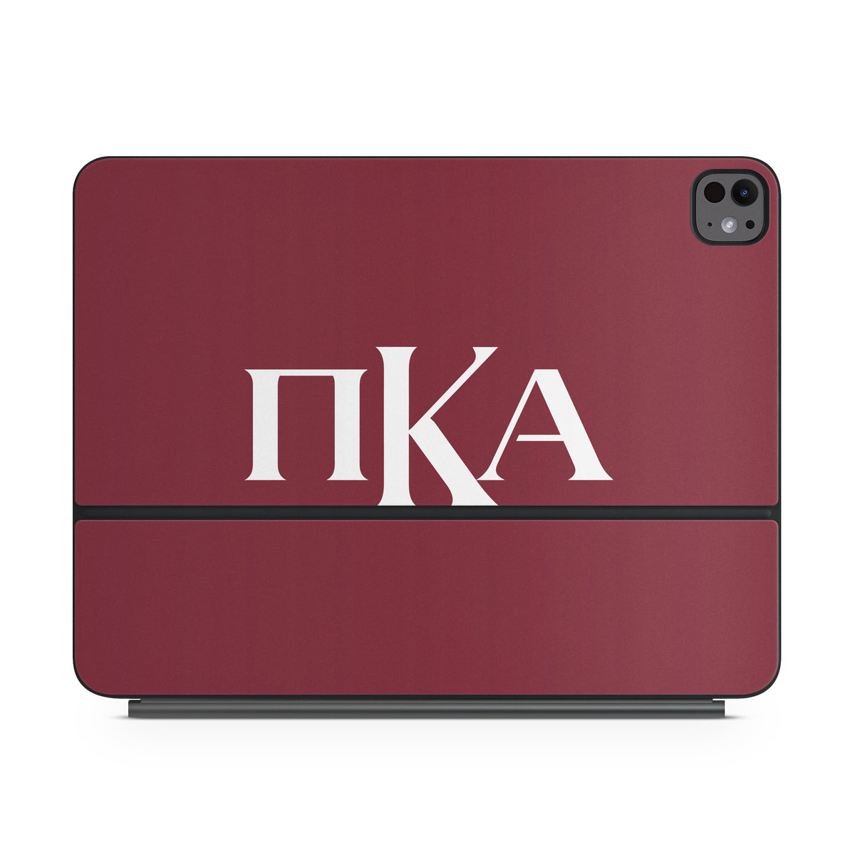 Pi Kappa Alpha Greek Letters Garnet - Apple Magic Keyboard for iPad Skin