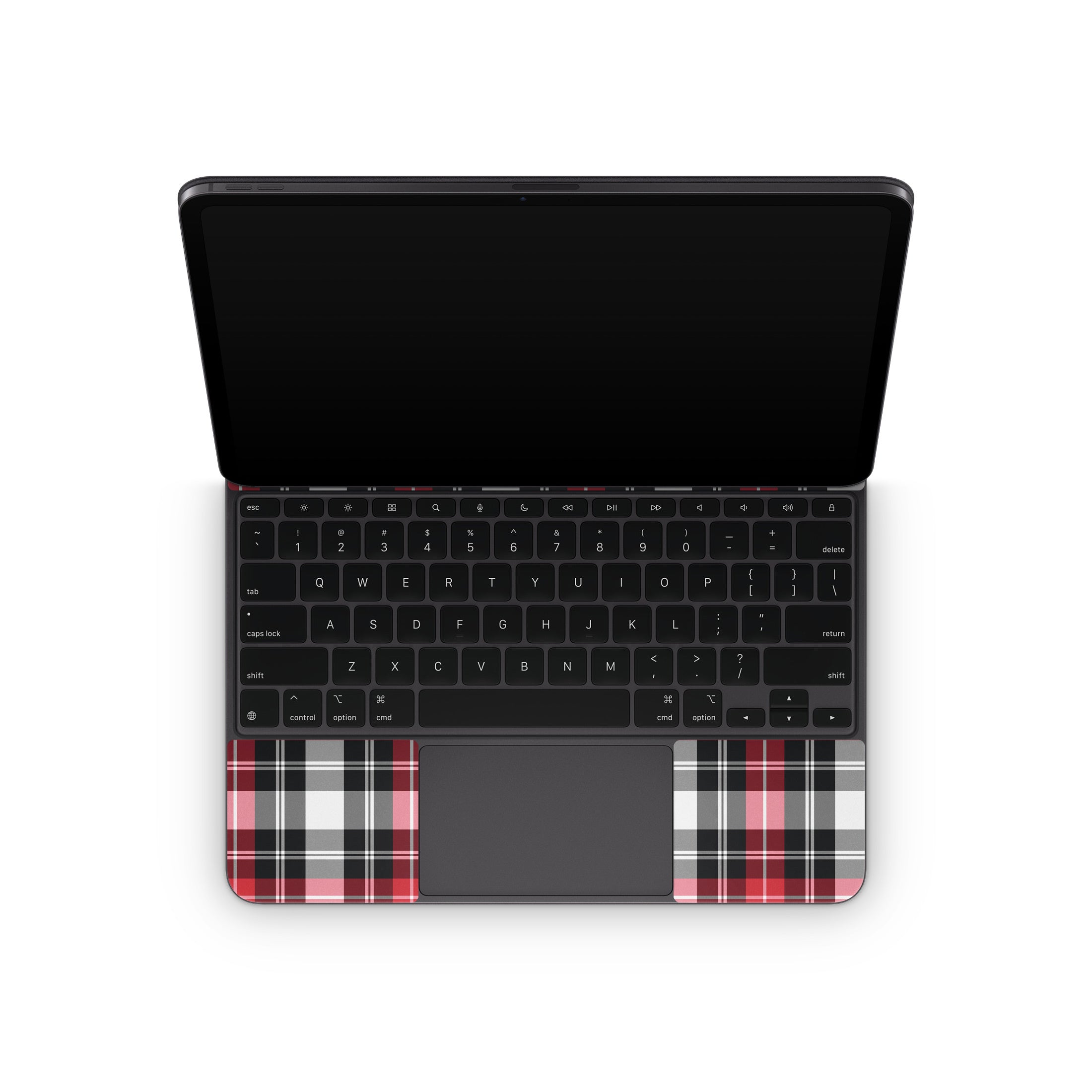 Red Plaid - Apple Magic Keyboard for iPad Skin