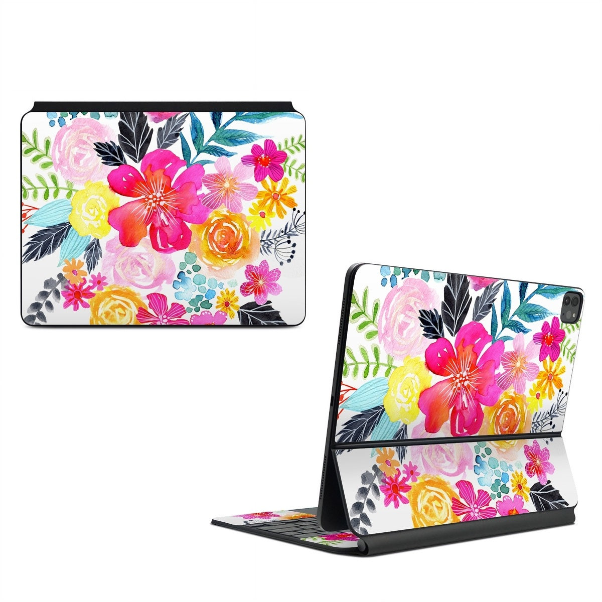 Pink Bouquet - Apple Magic Keyboard for iPad Skin