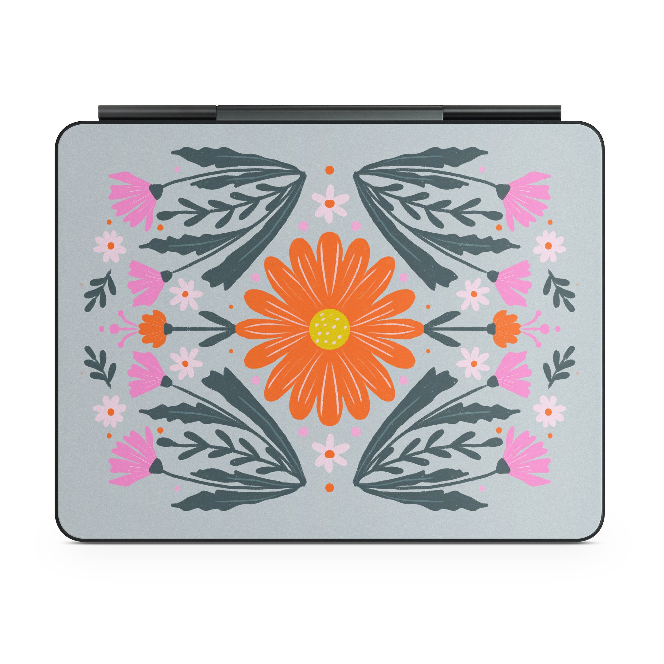 Pink and Orange Flowers - Apple Magic Keyboard for iPad Skin