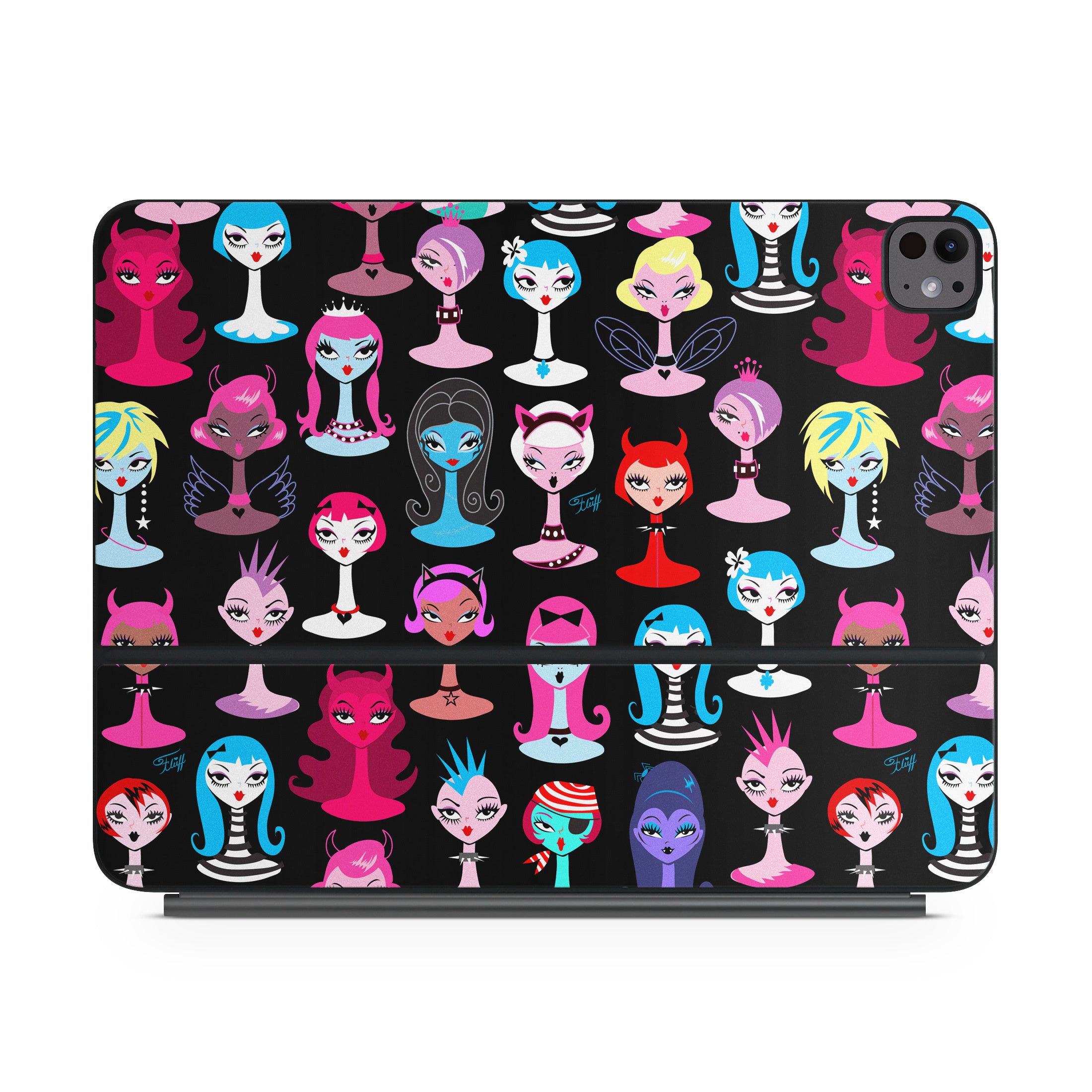 Punky Goth Dollies - Apple Magic Keyboard for iPad Skin