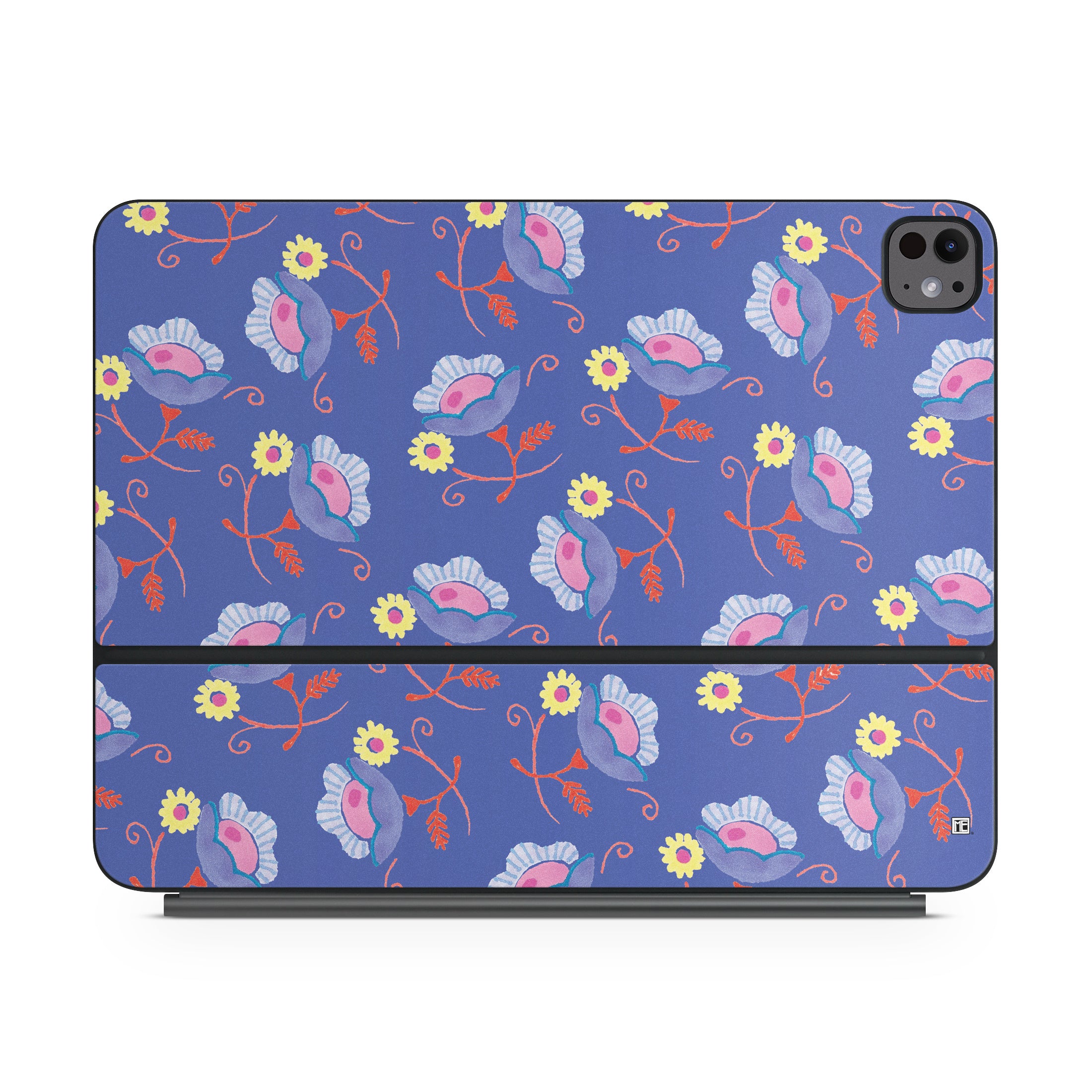 Purple Flowers - Apple Magic Keyboard for iPad Skin