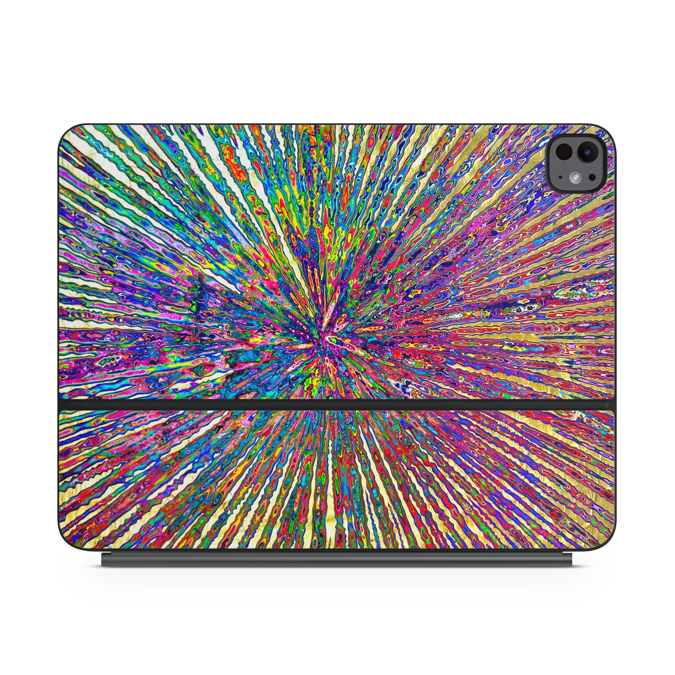 Rainbow Burst - Apple Magic Keyboard for iPad Skin