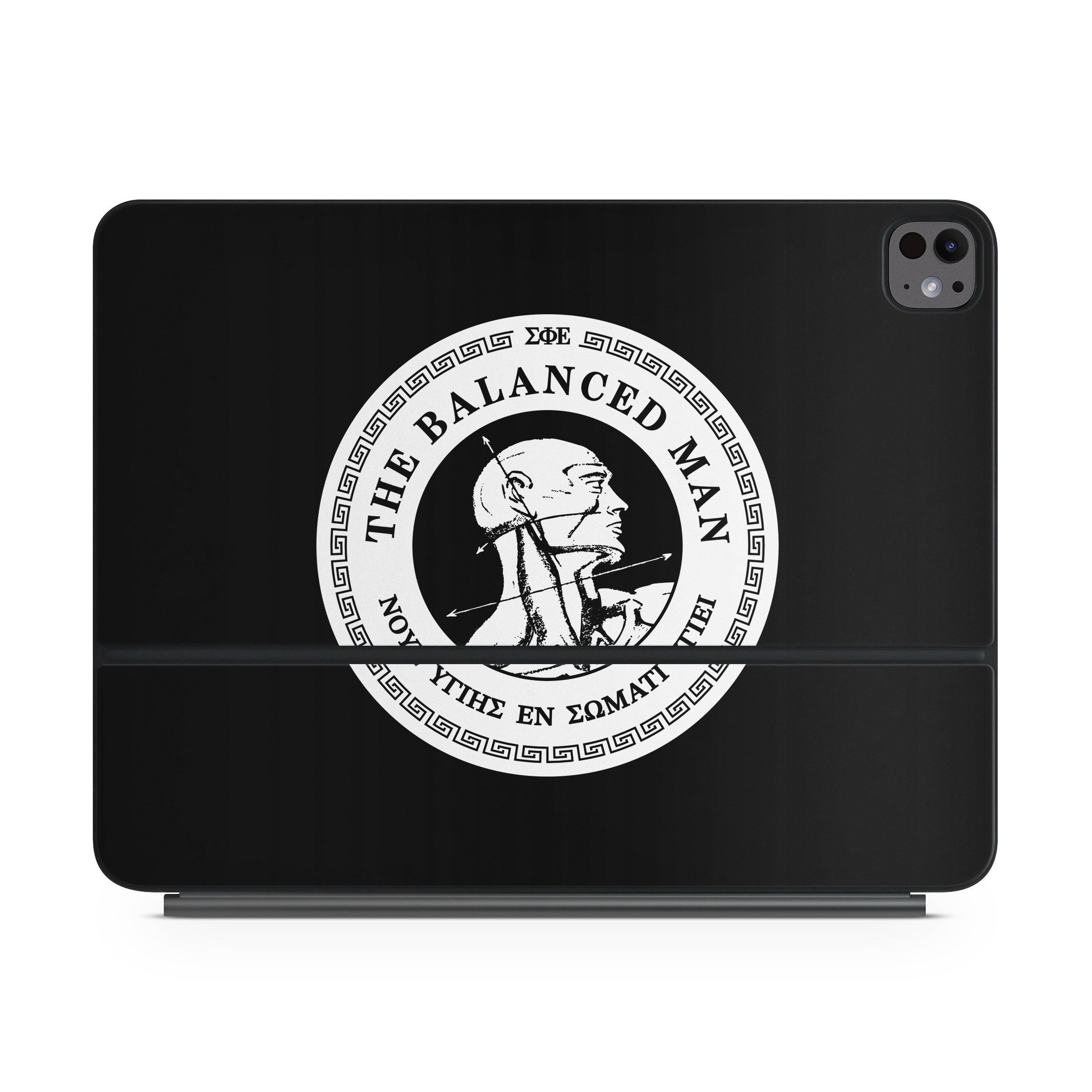 Sigma Phi Epsilon Balanced Man Black - Apple Magic Keyboard for iPad Skin