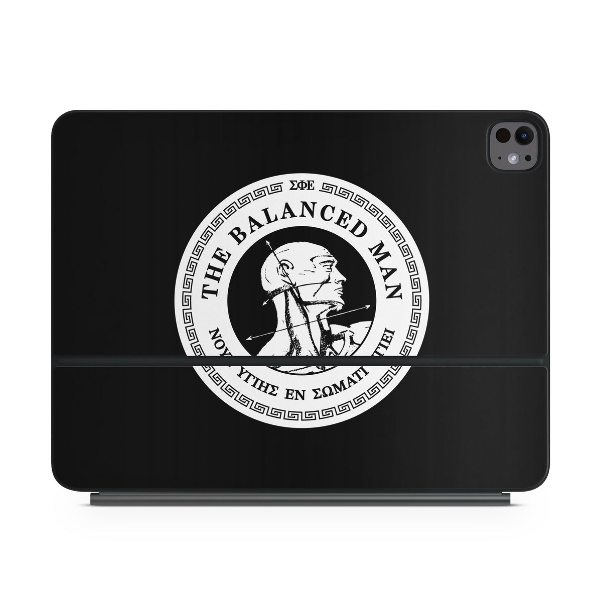 Sigma Phi Epsilon Balanced Man Black - Apple Magic Keyboard for iPad Skin