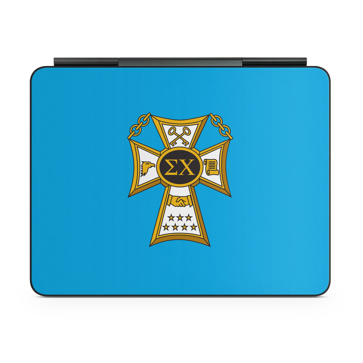 Sigma Chi Badge Blue - Apple Magic Keyboard for iPad Skin