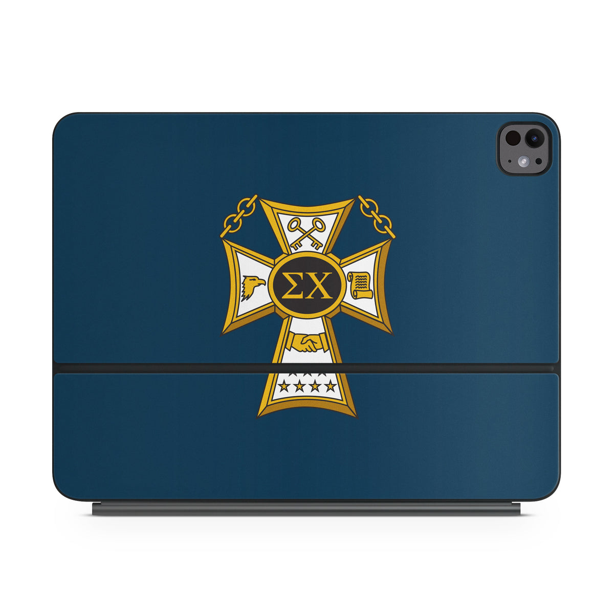 Sigma Chi Badge Navy - Apple Magic Keyboard for iPad Skin