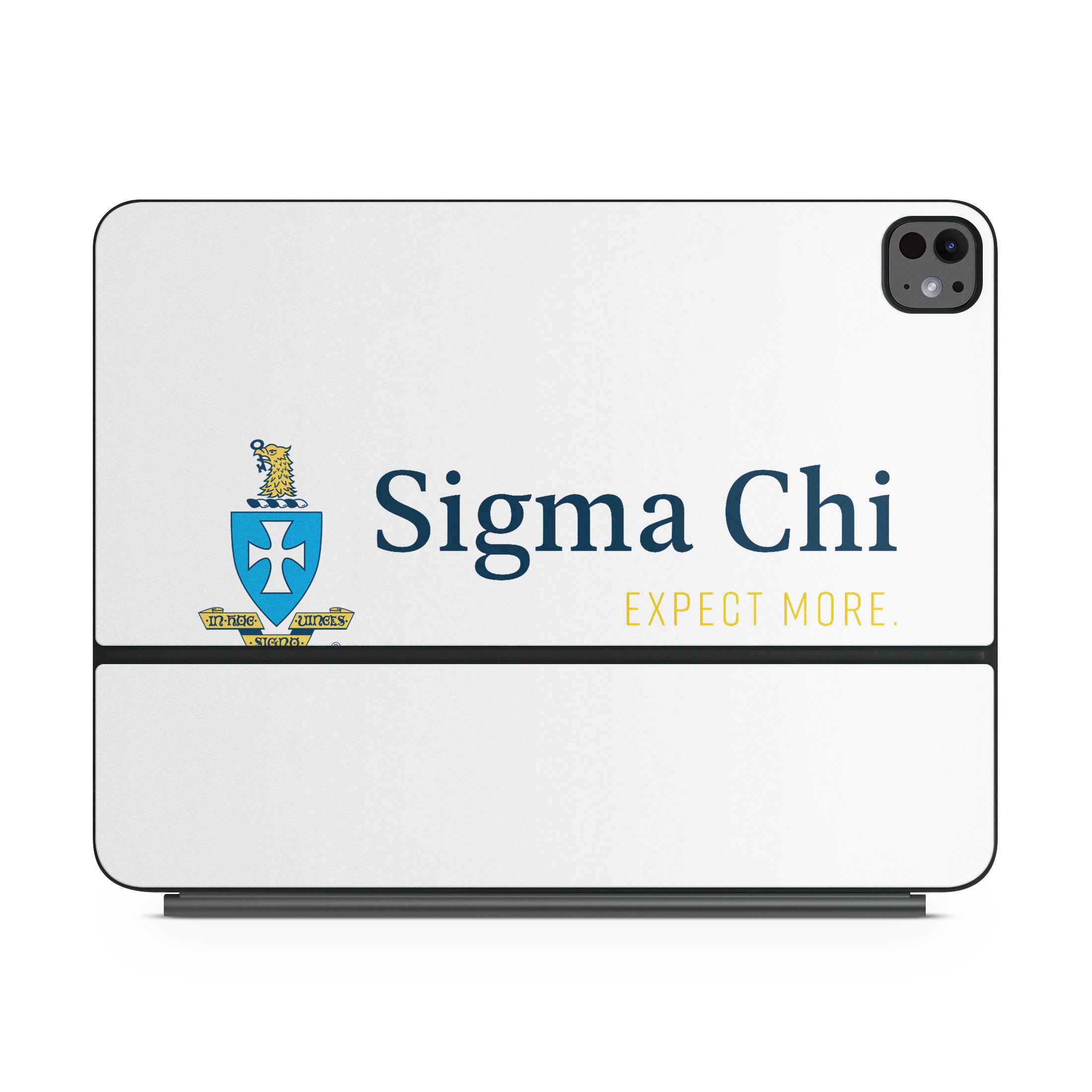 Sigma Chi Logo White - Apple Magic Keyboard for iPad Skin