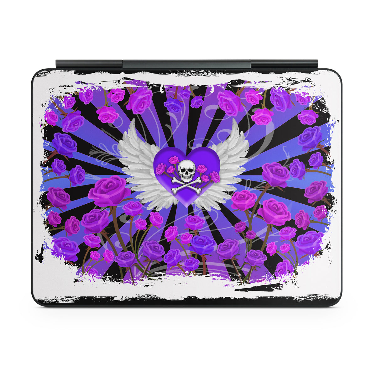 Skull and Roses - Apple Magic Keyboard for iPad Skin